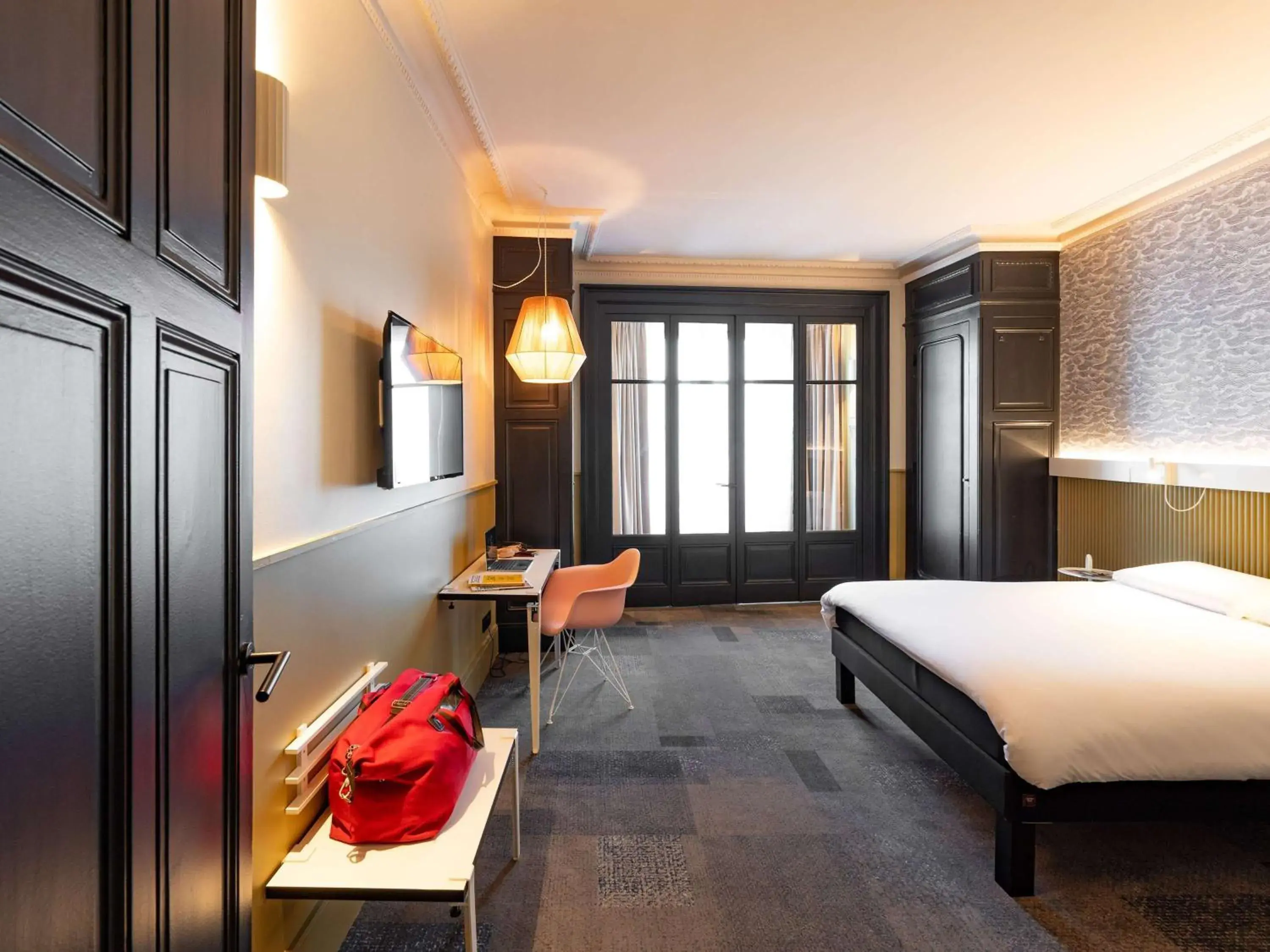 Bedroom, Bed in ibis Lyon Centre Perrache Bedroom, Bed in ibis Lyon Centre Perrache