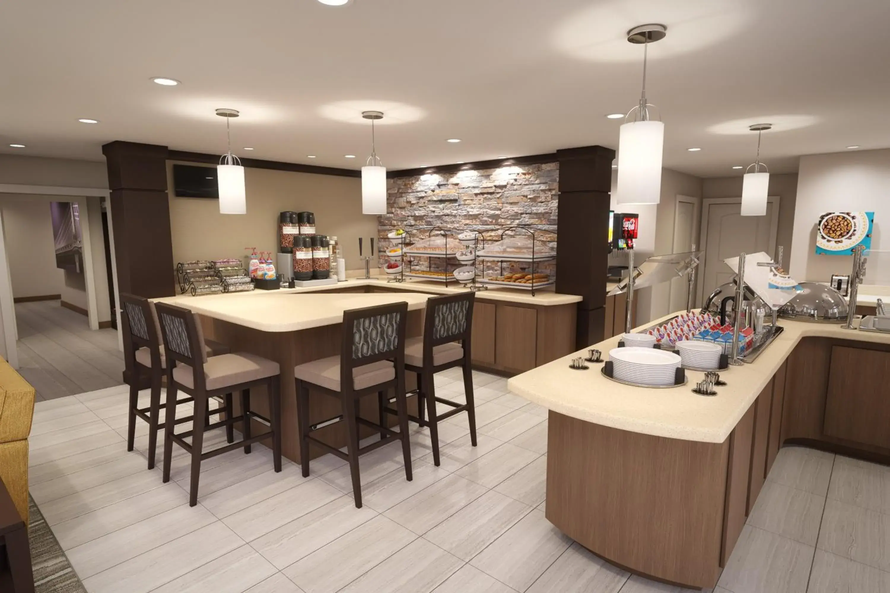 Breakfast in Staybridge Suites Irvine - John Wayne Airport by IHG Breakfast in Staybridge Suites Irvine - John Wayne Airport by IHG