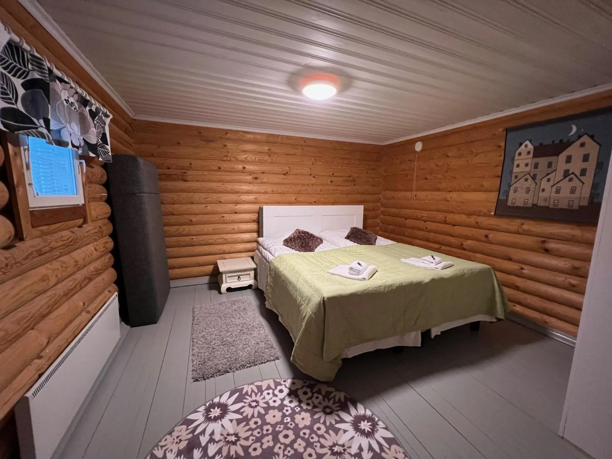 Bed in Rantakatti Apartments