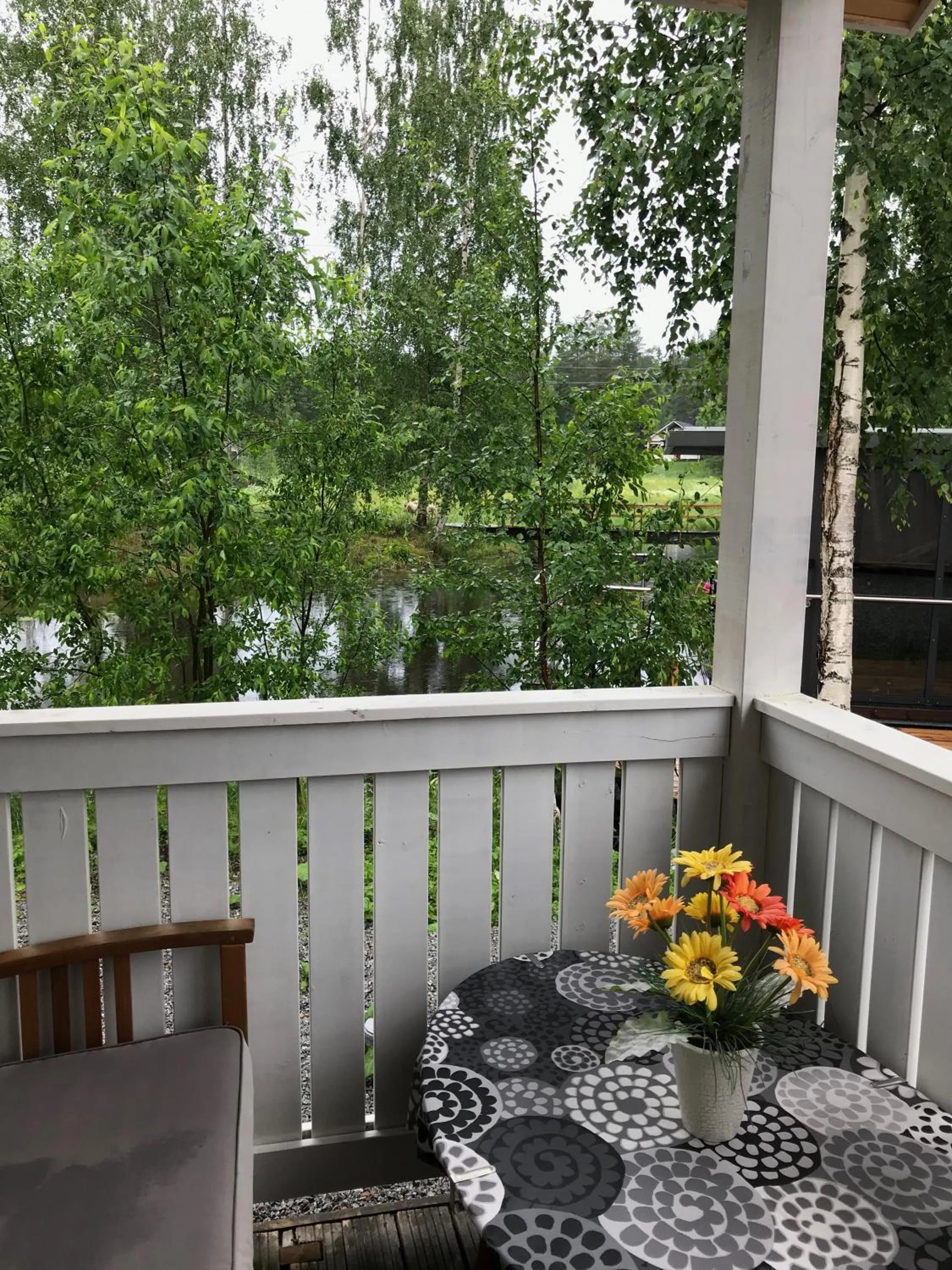 Balcony/Terrace in Rantakatti Apartments