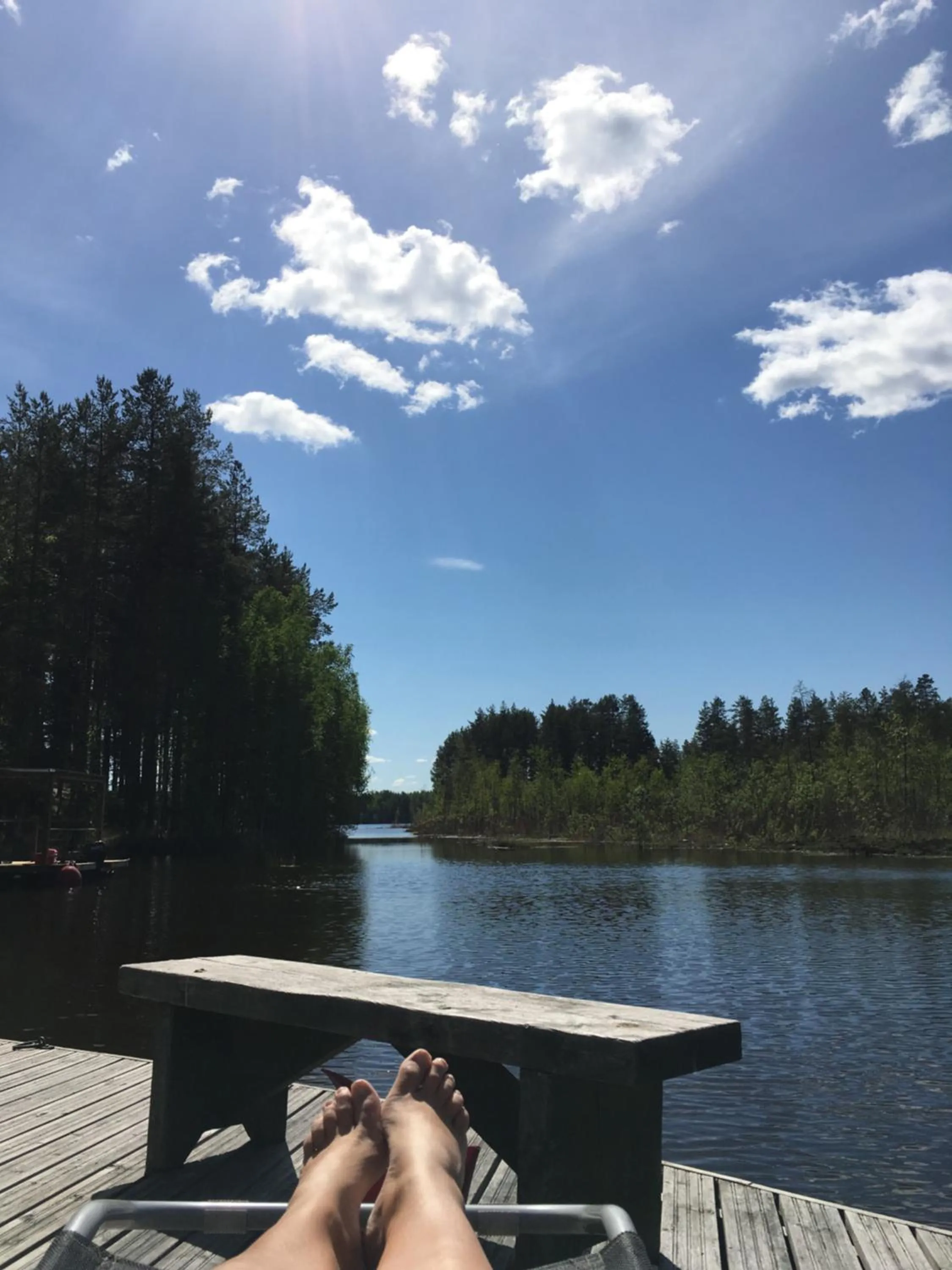 Lake view in Rantakatti Apartments