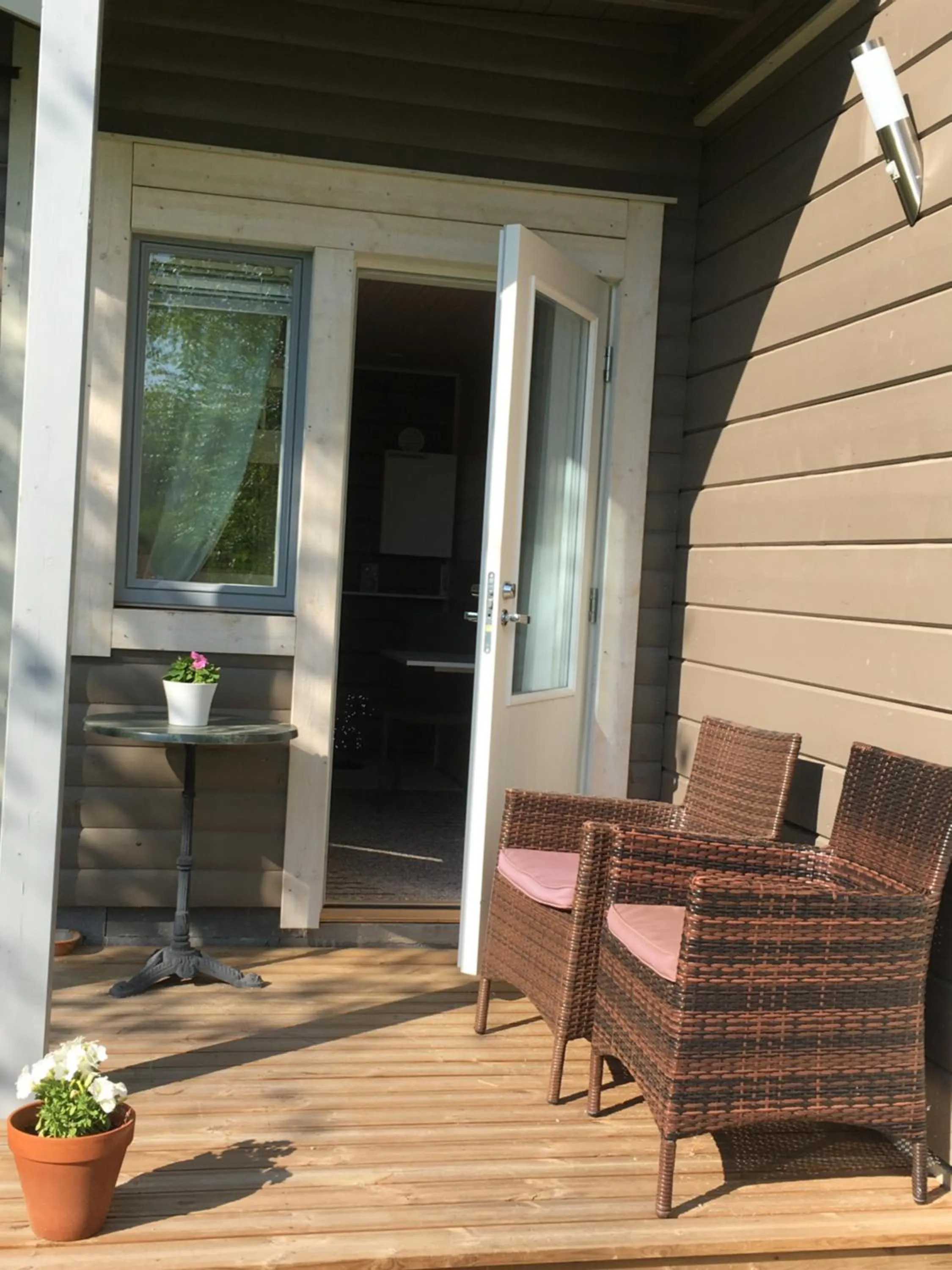 Patio in Rantakatti Apartments