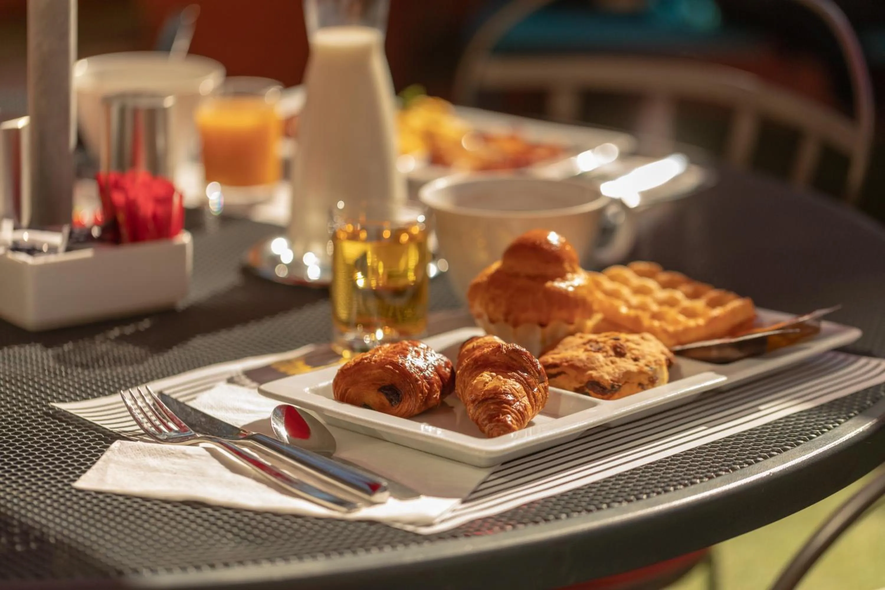 Buffet breakfast in Novotel Nice Centre Vieux Nice