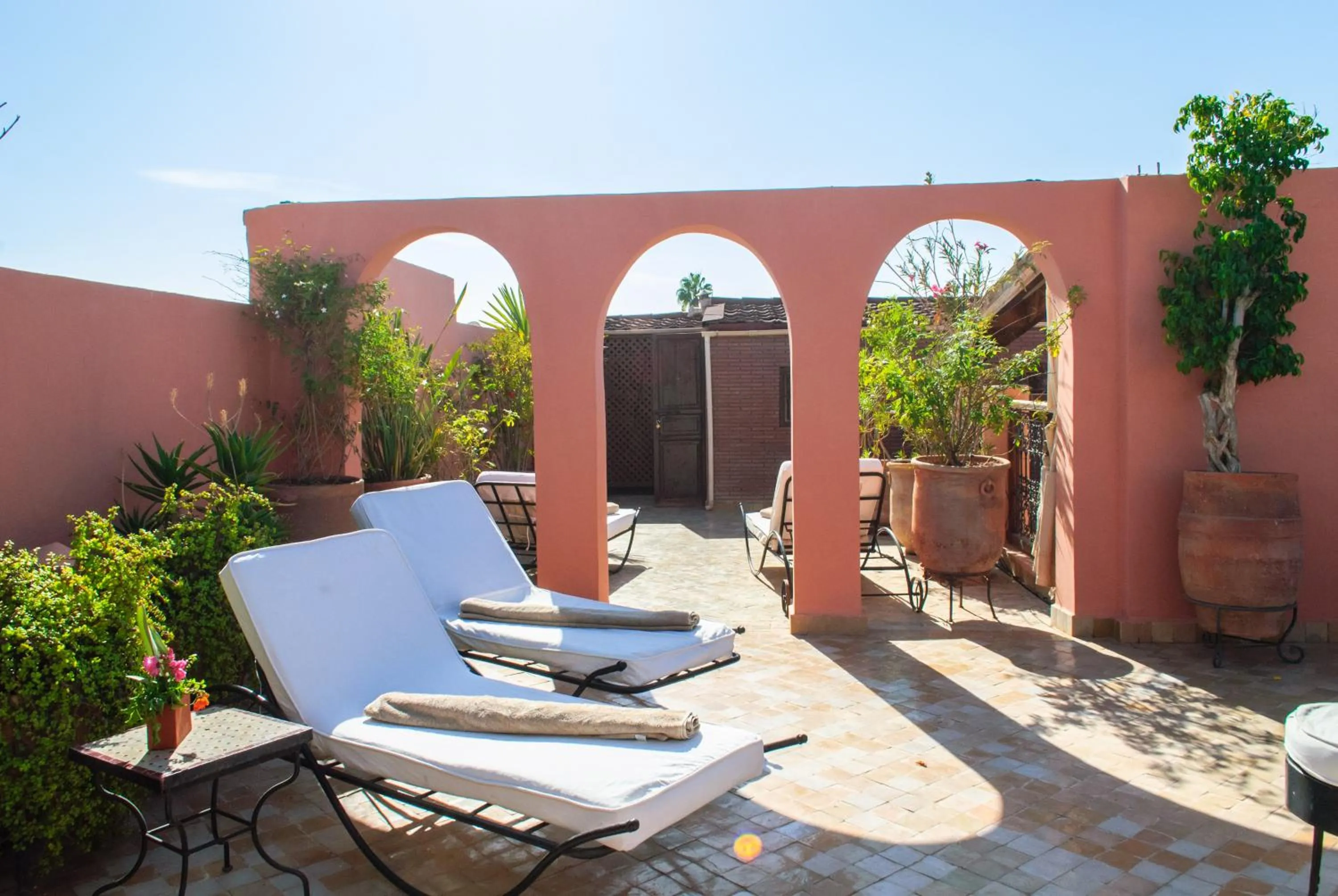 Balcony/Terrace in Riad Couleurs du Sud