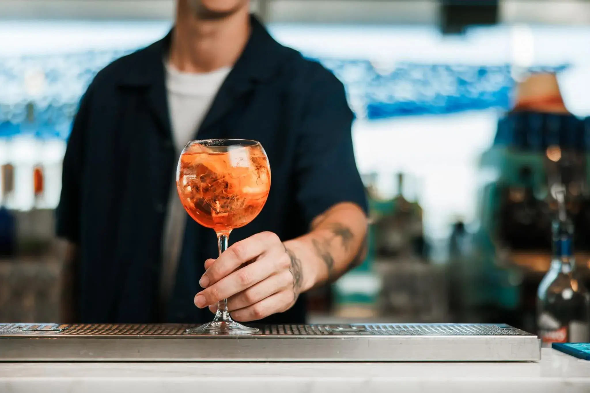 Lounge or bar in Novotel Orléans Sud La Source Lounge or bar in Novotel Orléans Sud La Source