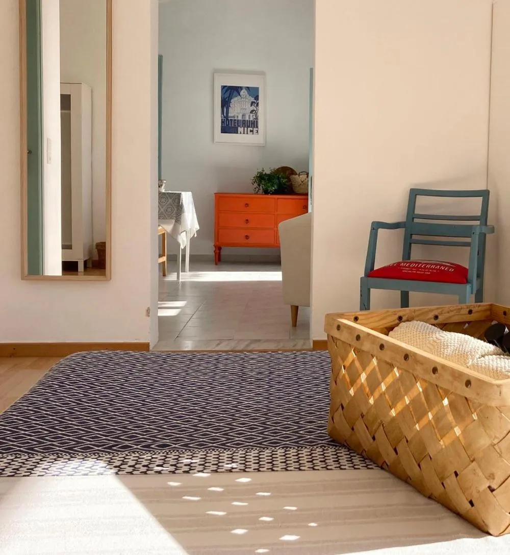 Living room, Bed in Asterias