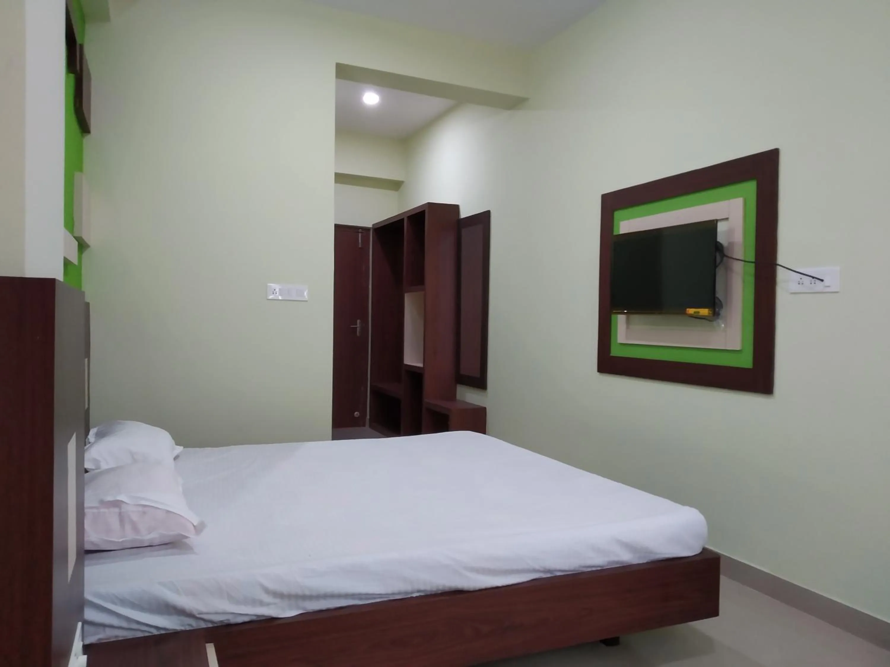 Bed in Hotel Shree Hari