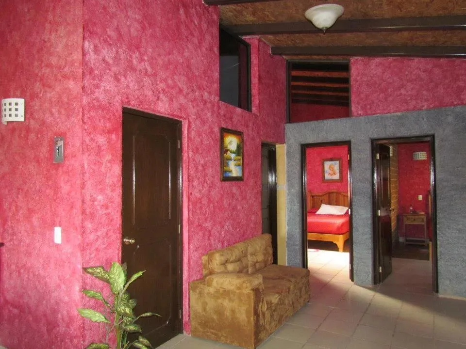 Bed in Hotel y Cabañas una Cosita de Zacatlán