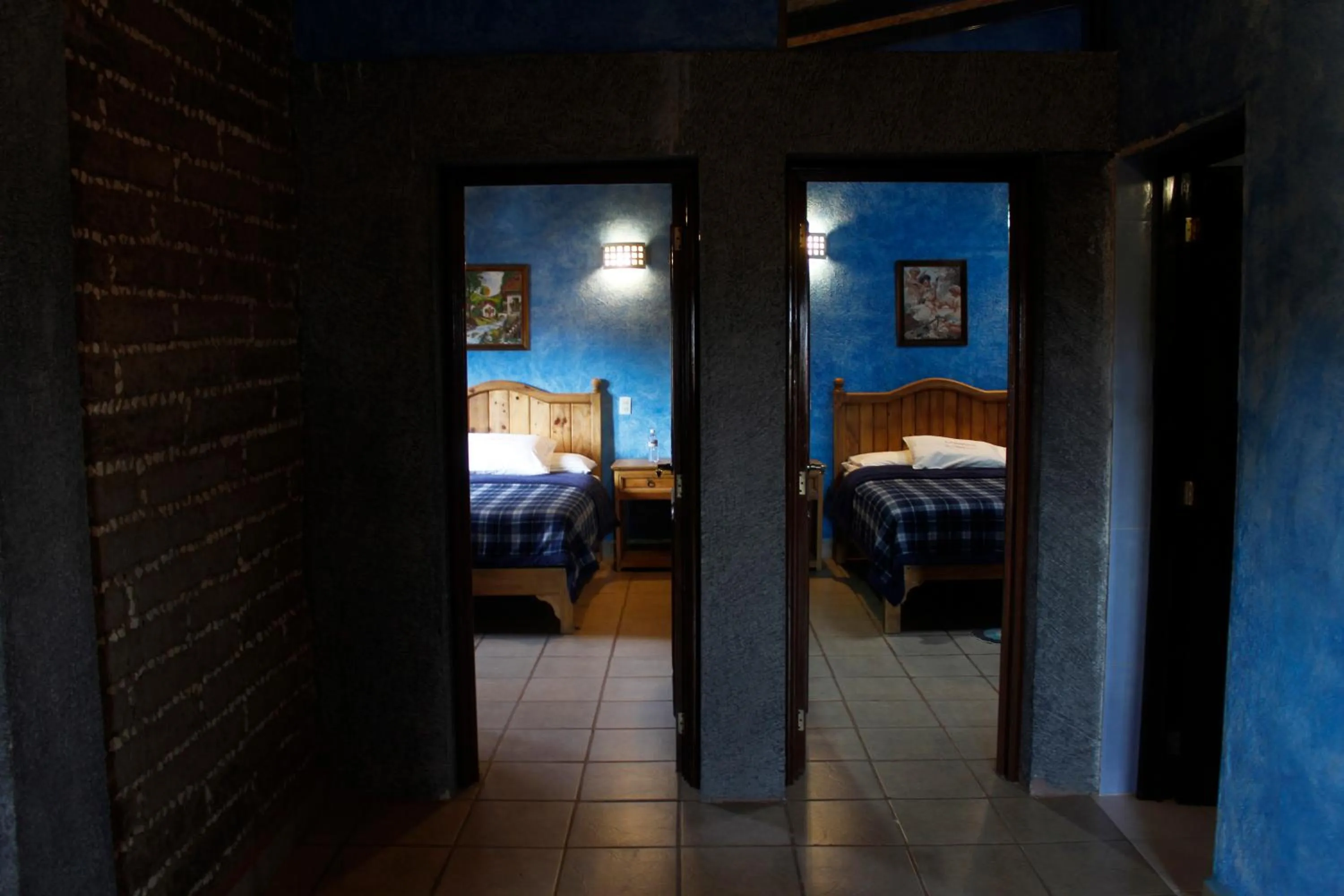 Bed in Hotel y Cabañas una Cosita de Zacatlán