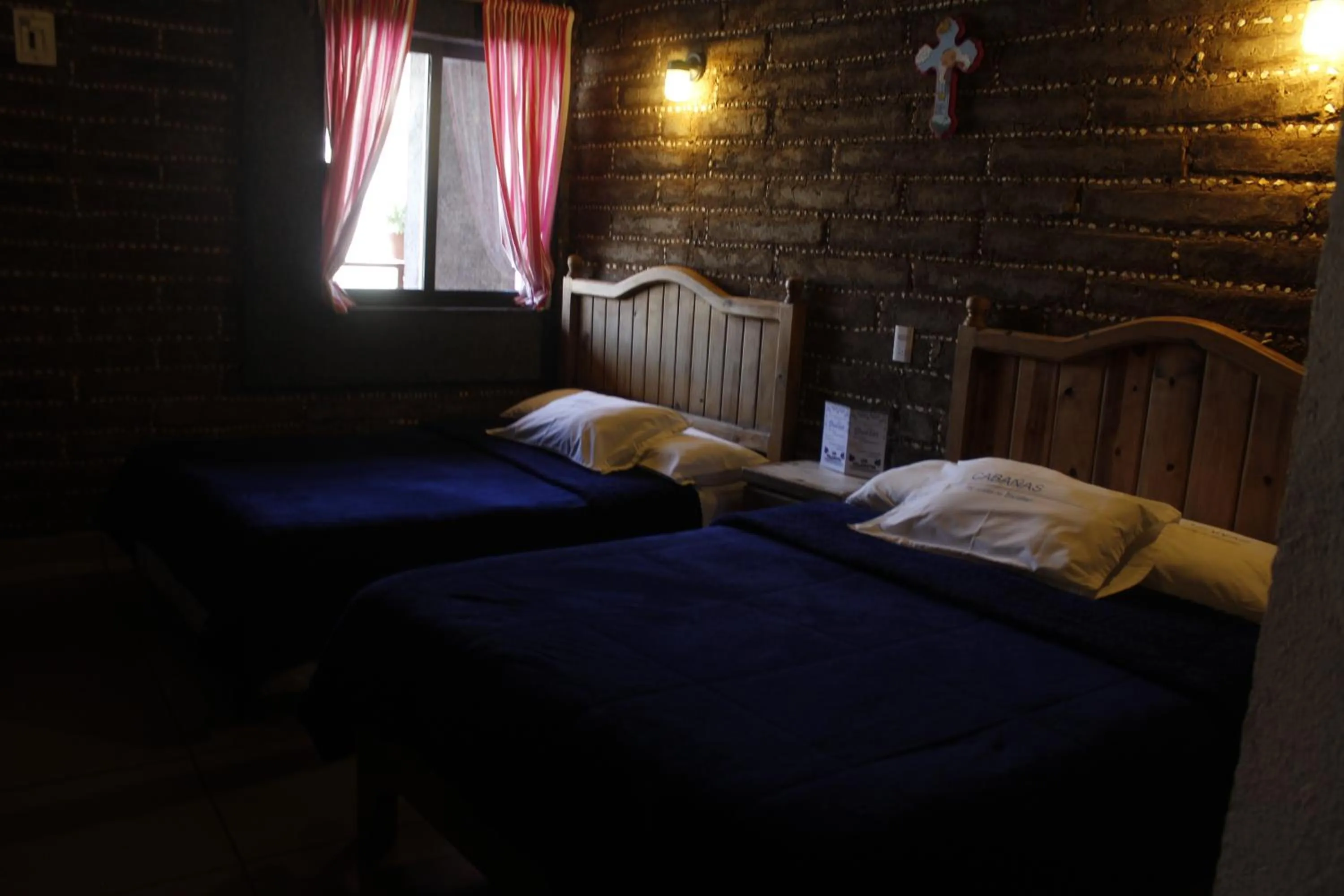 Bed in Hotel y Cabañas una Cosita de Zacatlán