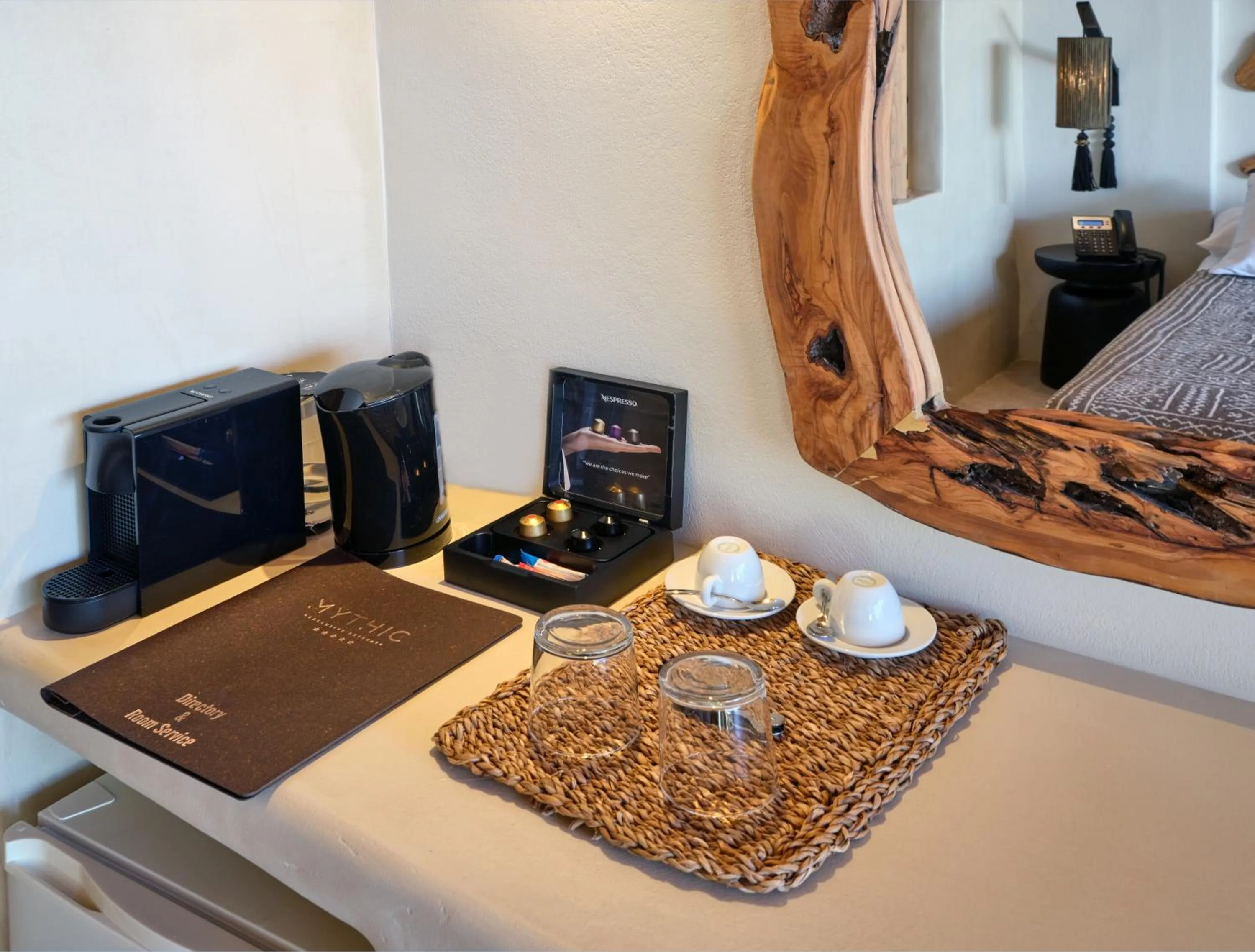 Coffee/tea facilities, Bed in Mythic Paros , Adults Only