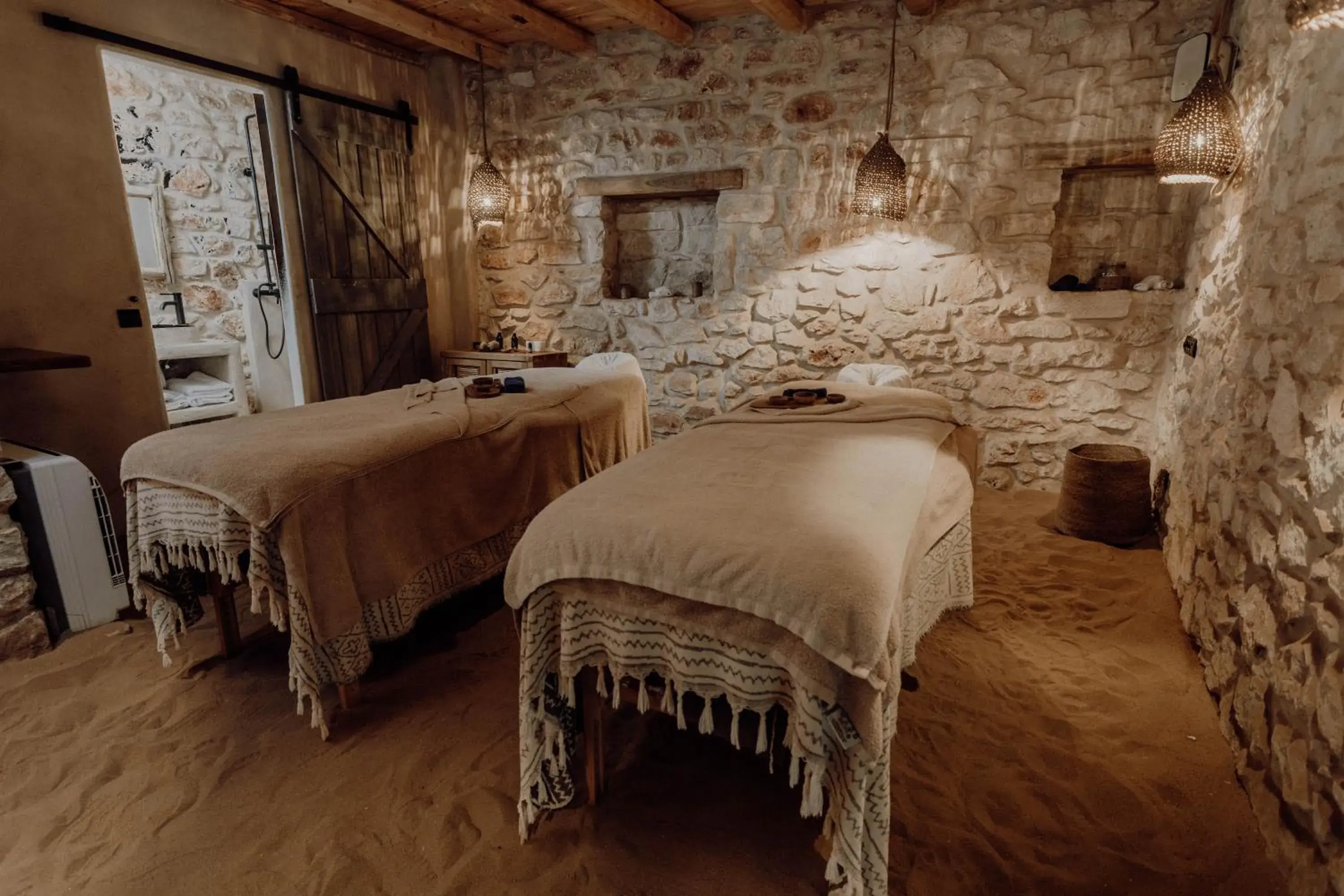 Spa and wellness centre/facilities, Bed in Mythic Paros , Adults Only Spa and wellness centre/facilities, Bed in Mythic Paros , Adults Only