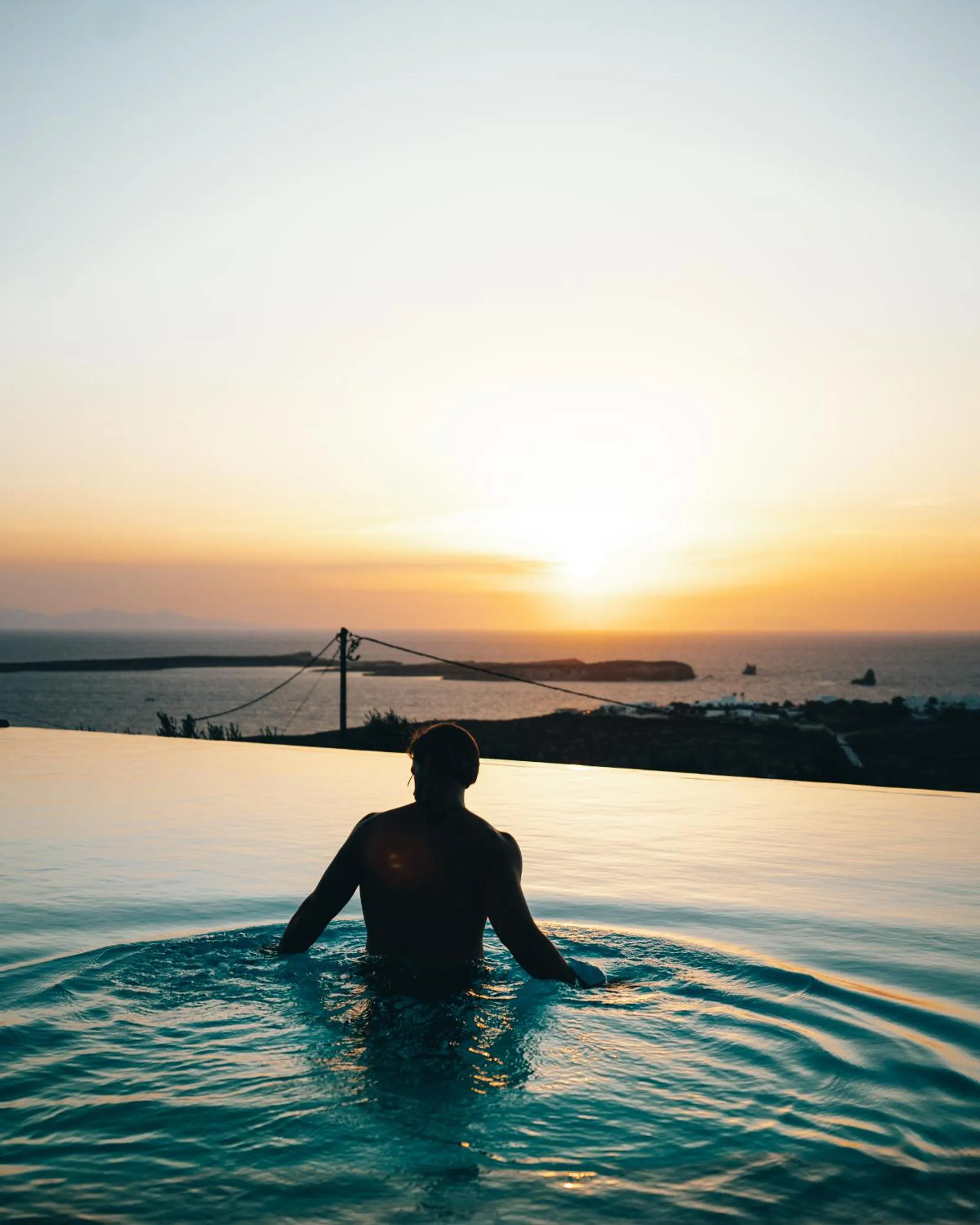 Swimming pool in Mythic Paros , Adults Only