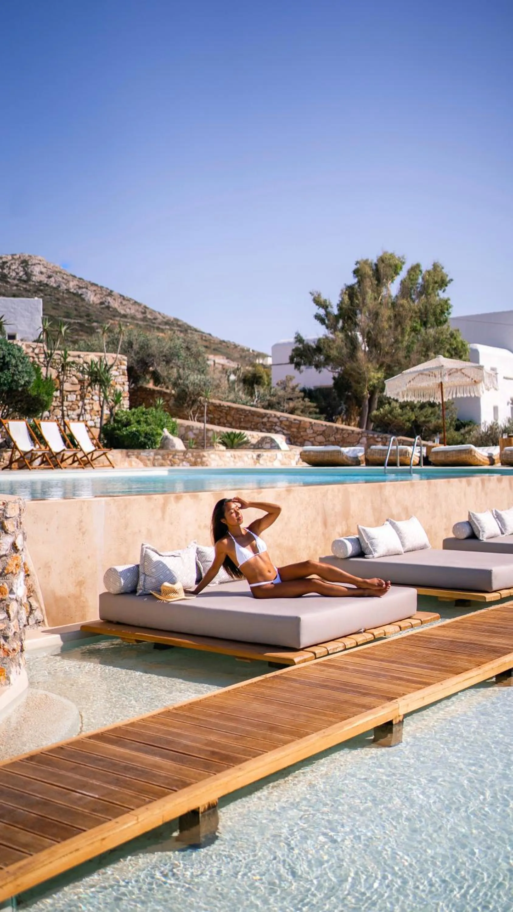 Swimming pool in Mythic Paros , Adults Only