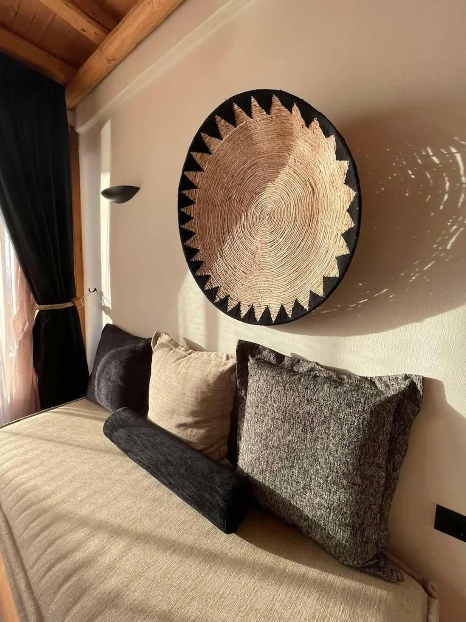 Living room, Bed in Mythic Paros , Adults Only