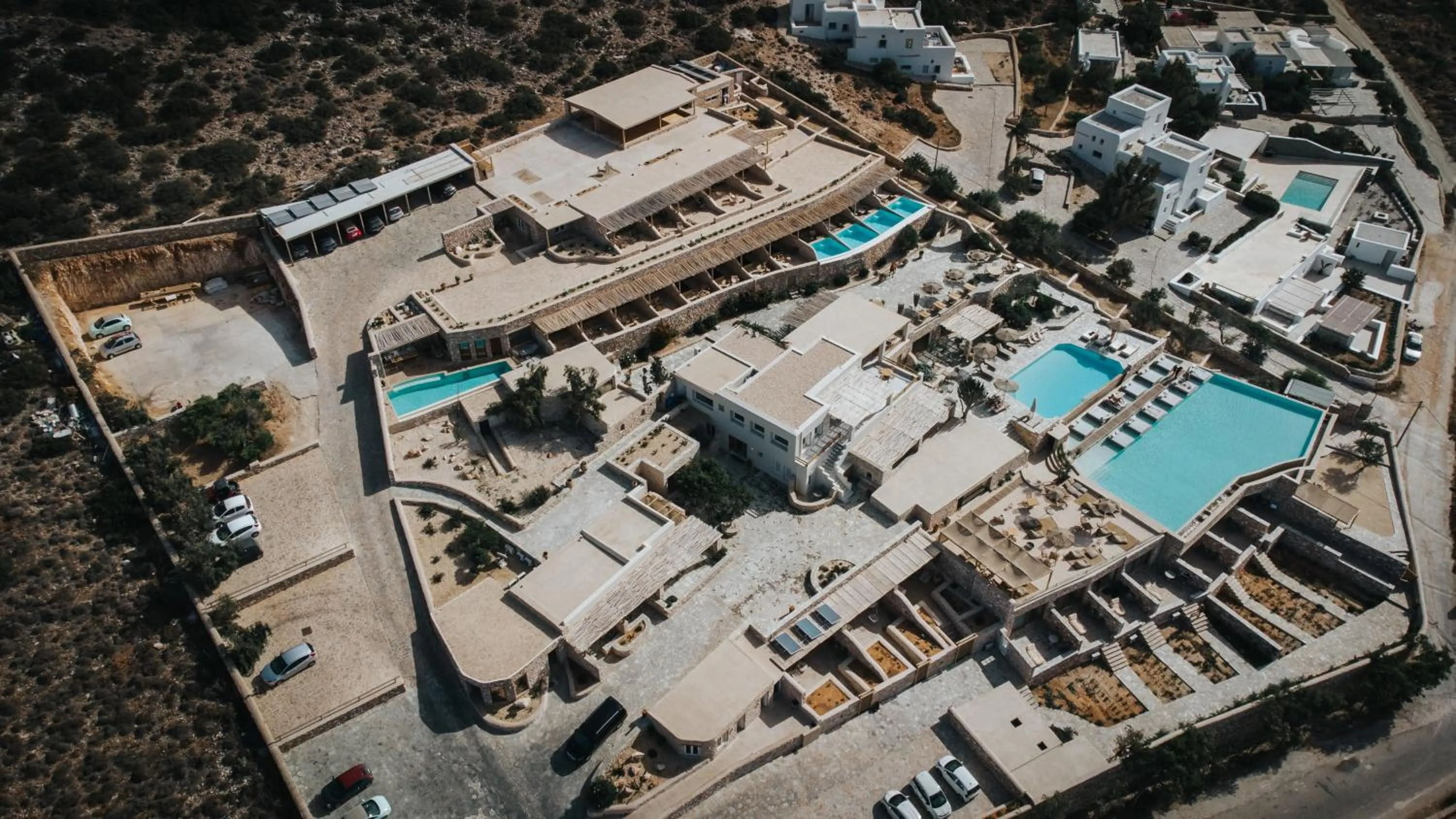 Bird's eye view in Mythic Paros , Adults Only
