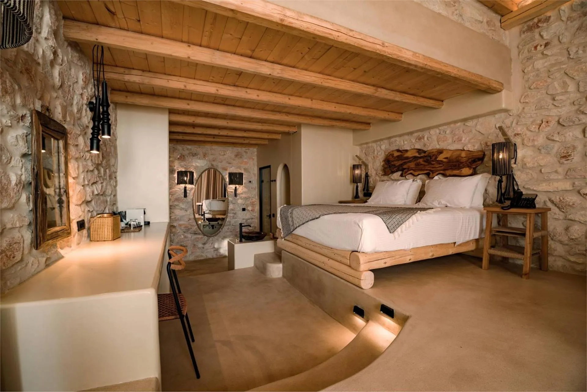 Photo of the whole room, Bed in Mythic Paros , Adults Only