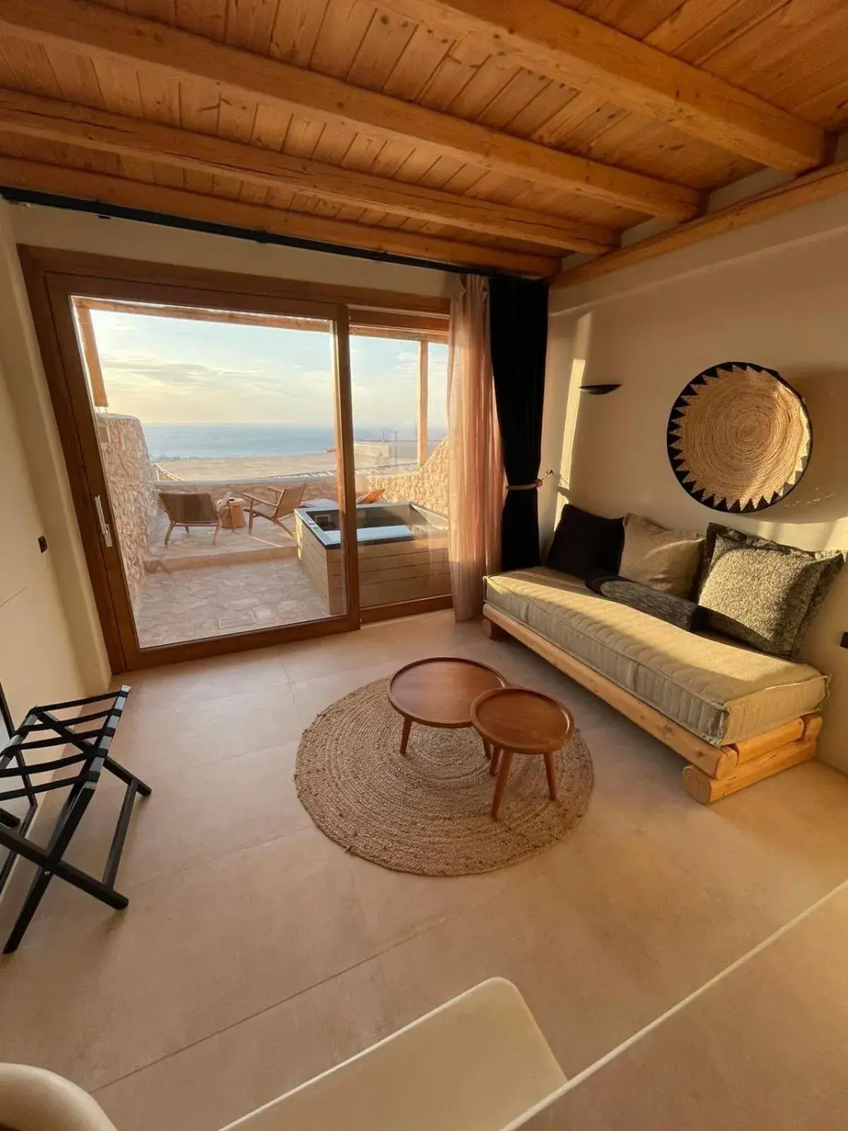 Hot Tub, Bed in Mythic Paros , Adults Only Hot Tub, Bed in Mythic Paros , Adults Only