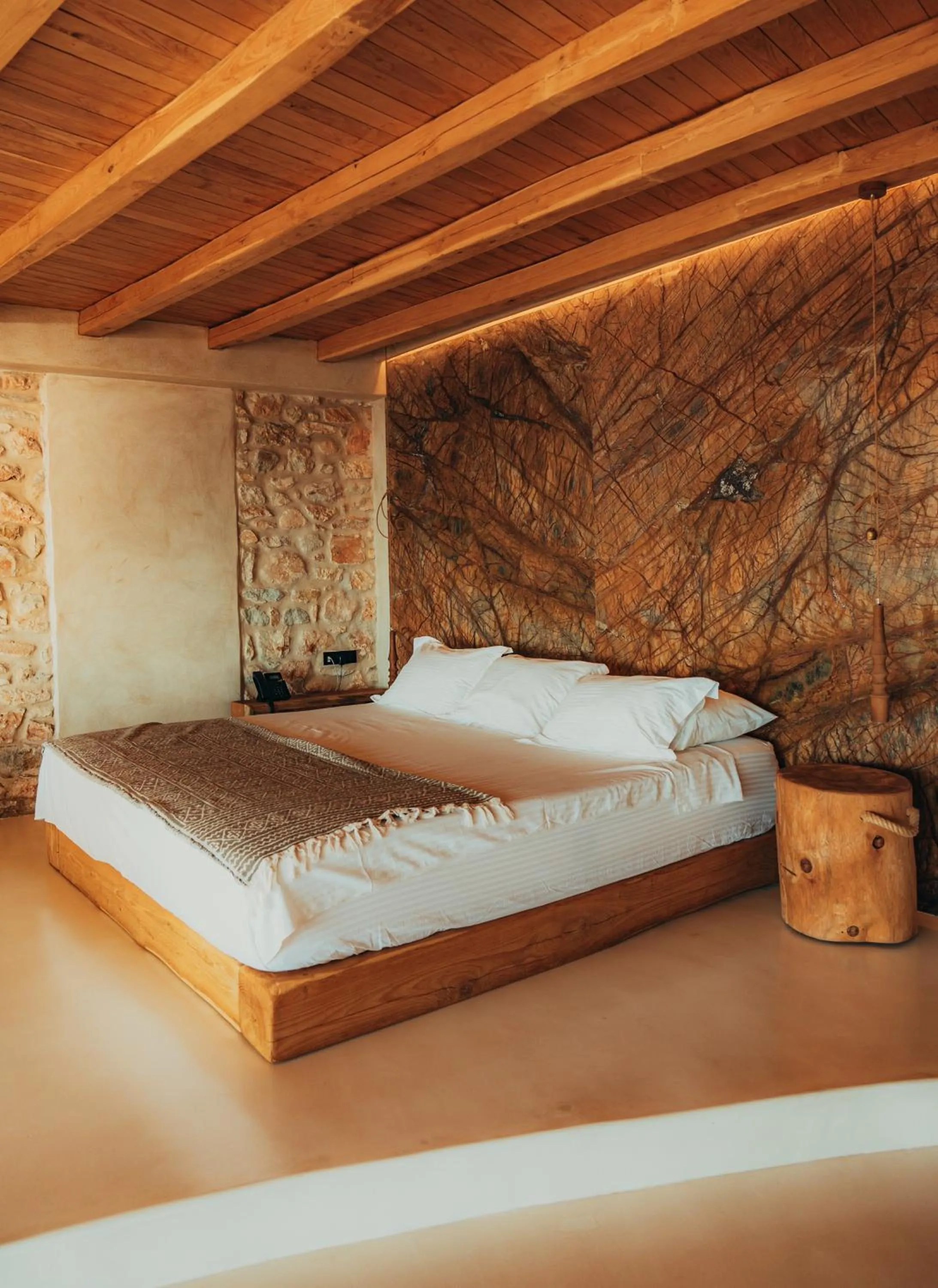 Bedroom, Bed in Mythic Paros , Adults Only