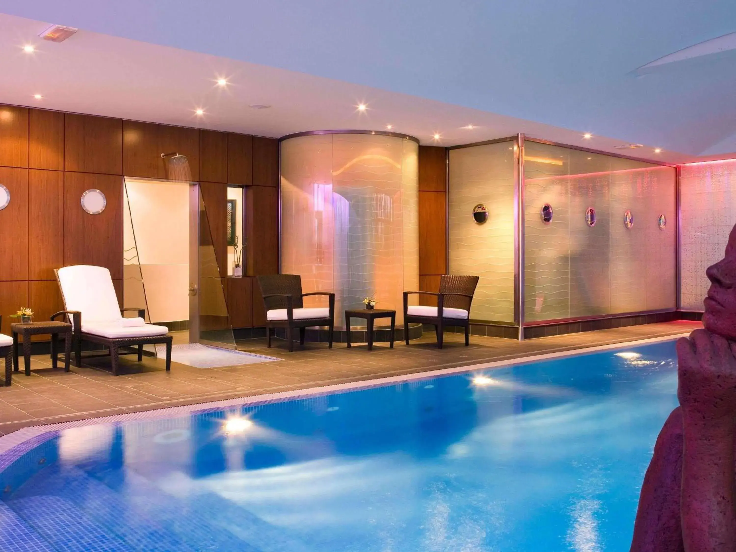 Pool view in Mercure Paris CDG Airport & Convention Pool view in Mercure Paris CDG Airport & Convention