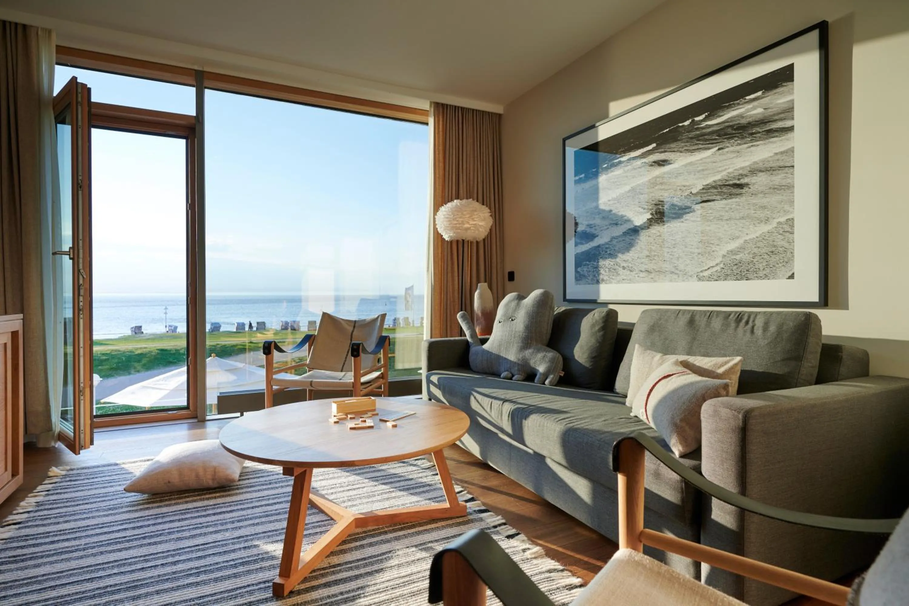 Sea view in Hotel Haus am Meer