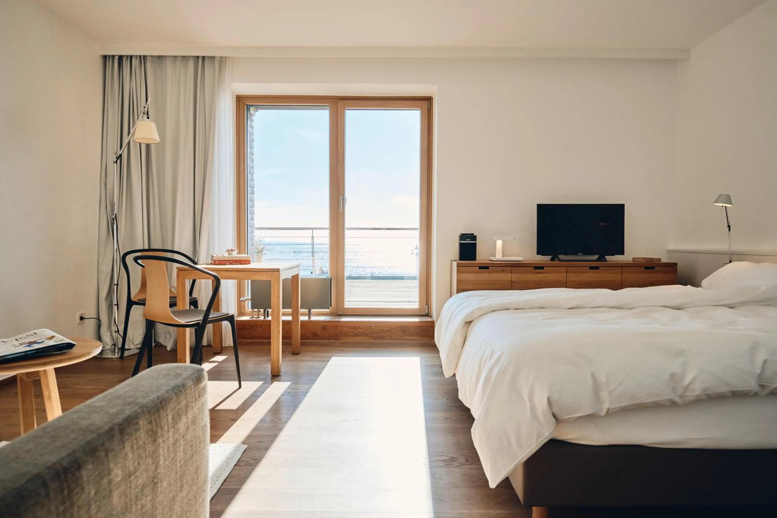 Photo of the whole room, Bed in Hotel Haus am Meer