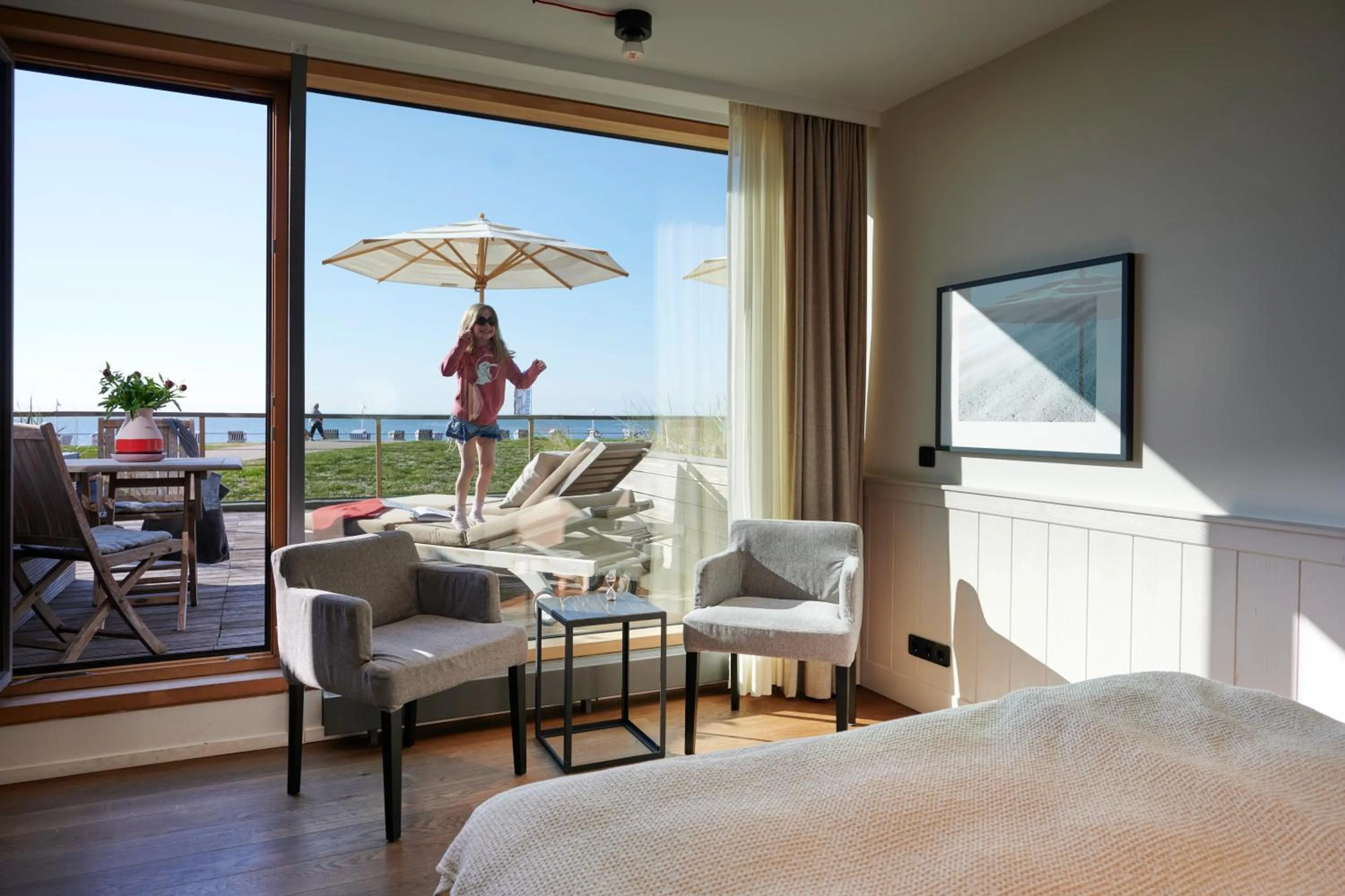 Photo of the whole room in Hotel Haus am Meer