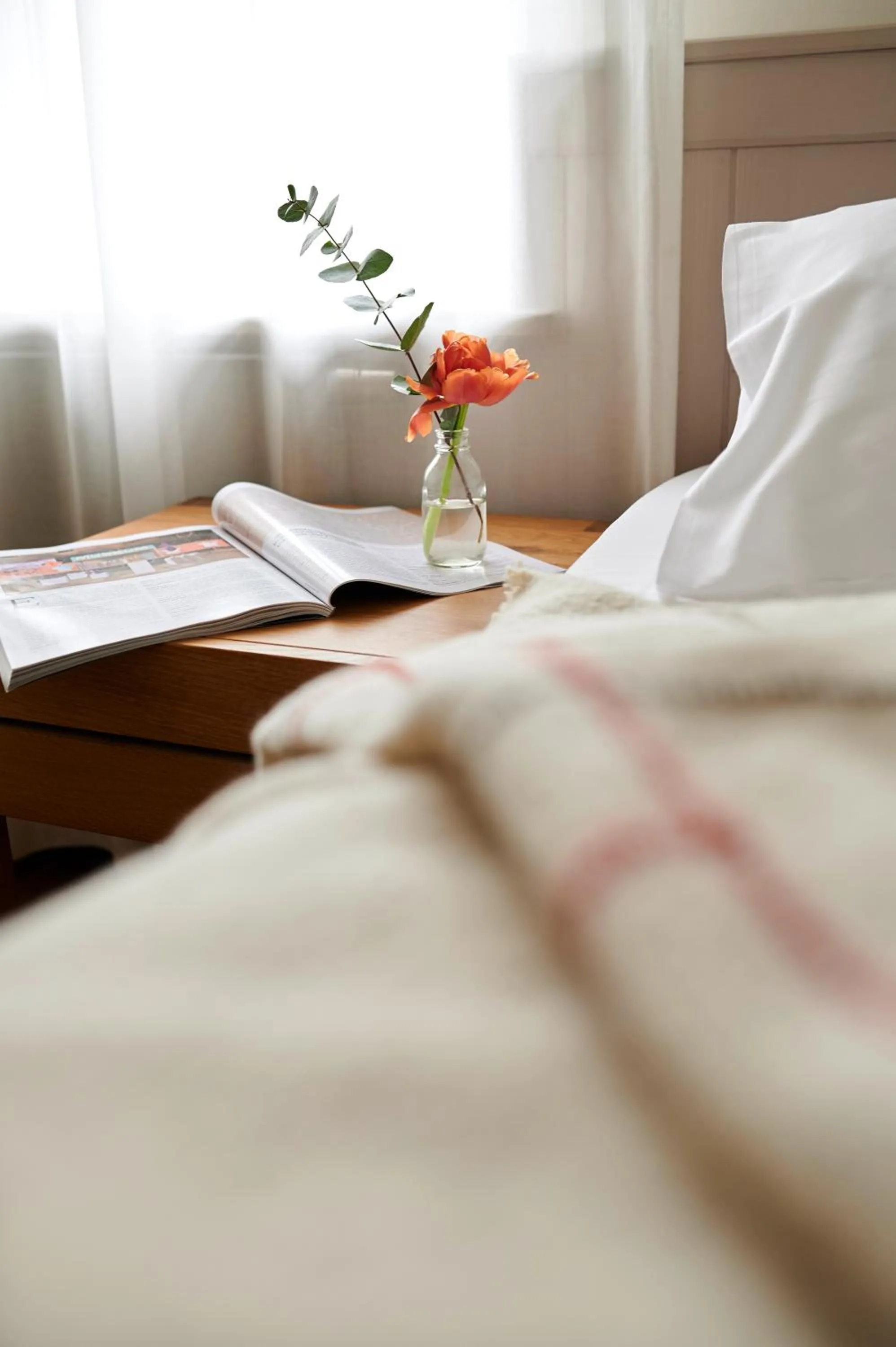 Bed in Hotel Haus am Meer