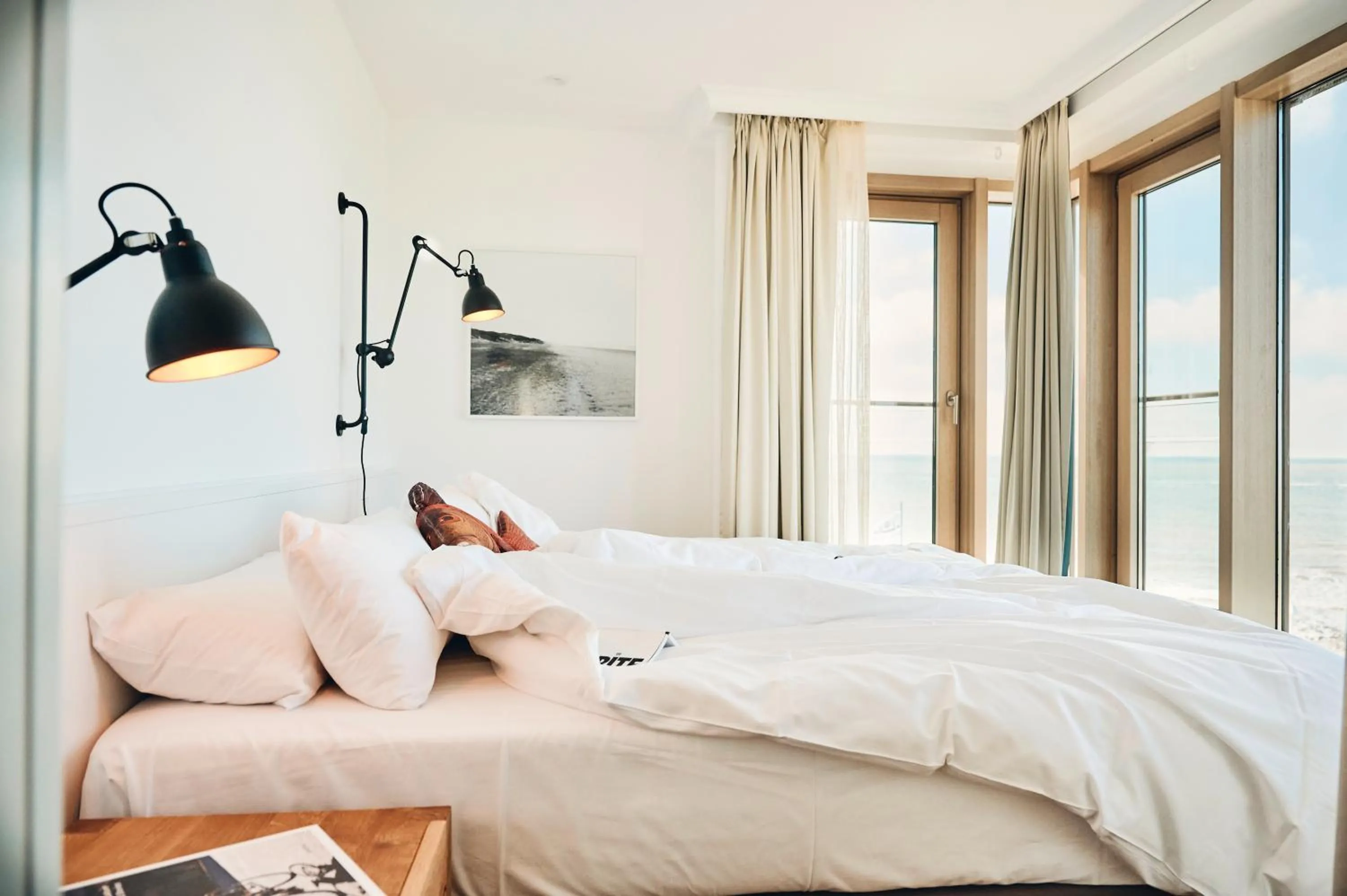 Photo of the whole room, Bed in Hotel Haus am Meer