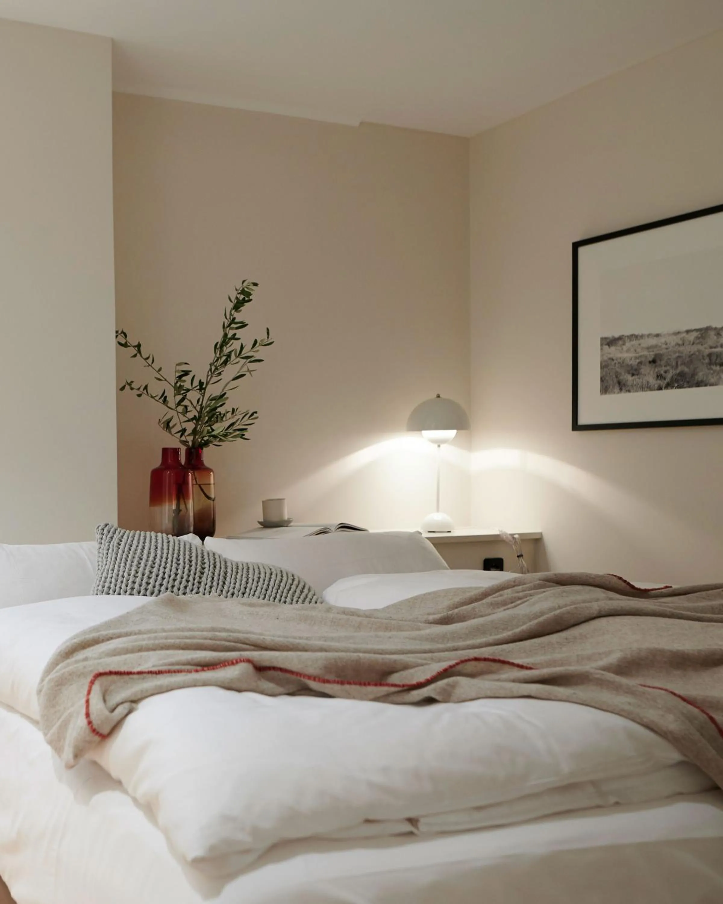 Bed in Hotel Haus am Meer