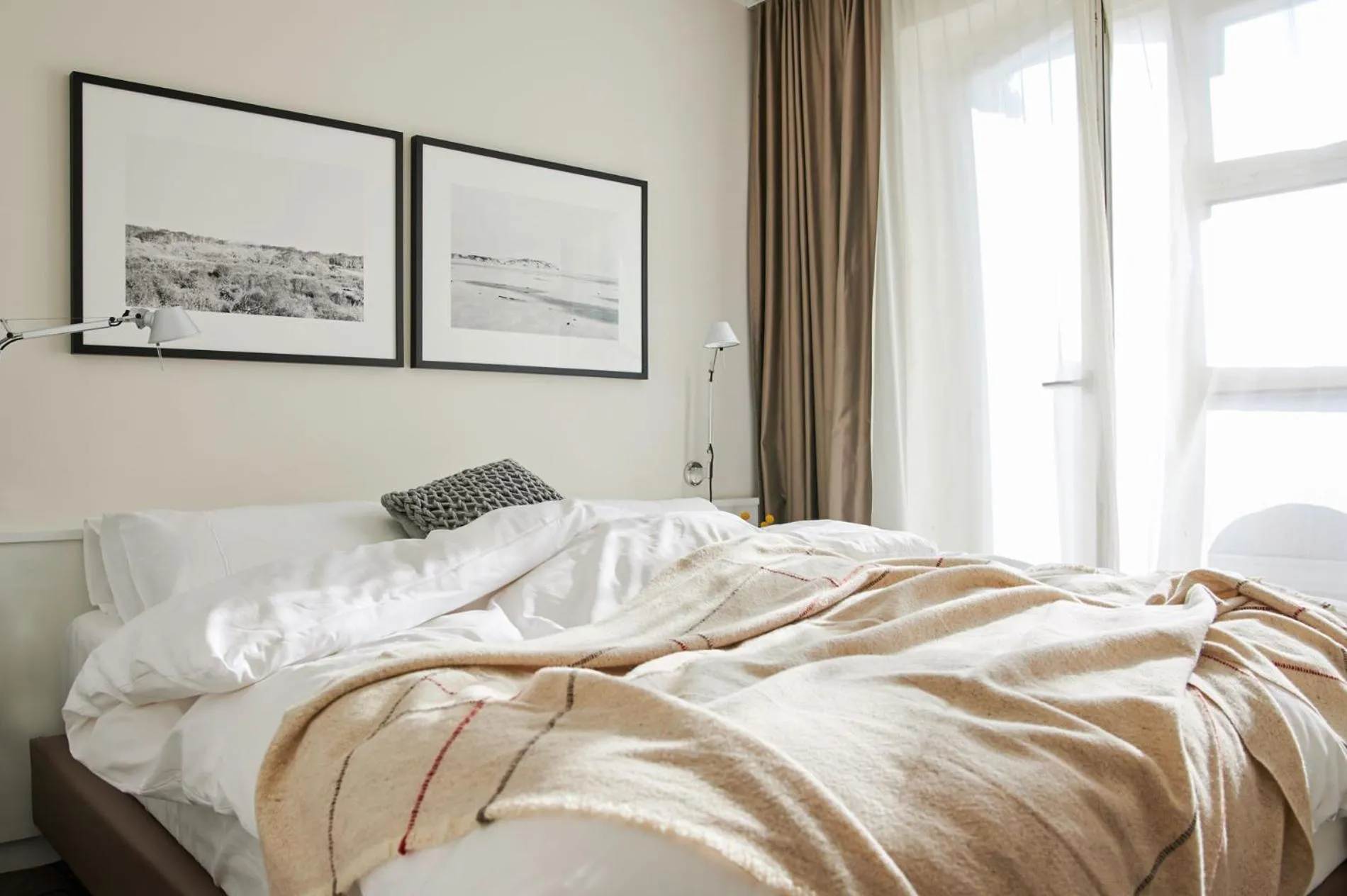 Bed in Hotel Haus am Meer