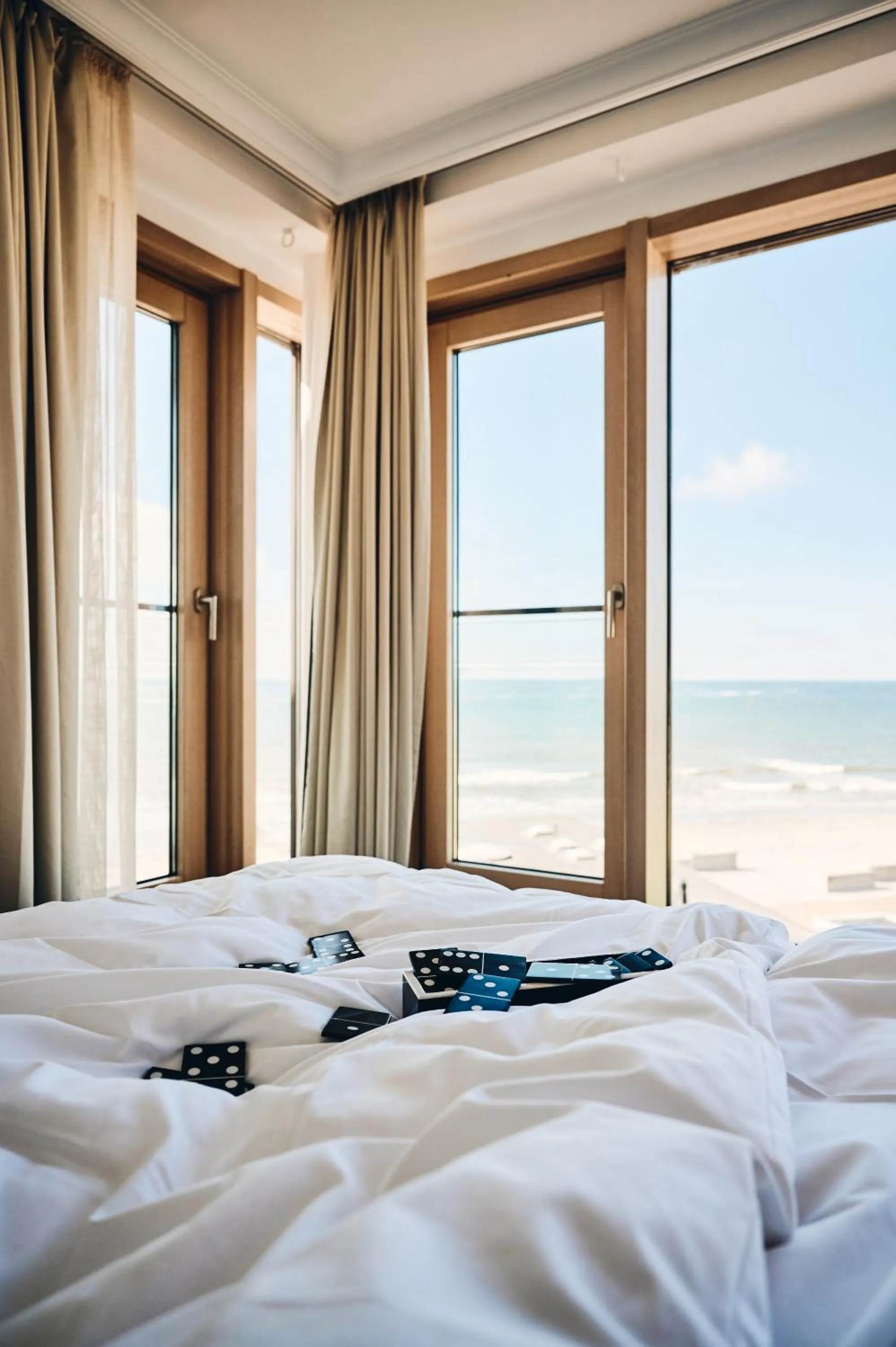 Bed in Hotel Haus am Meer