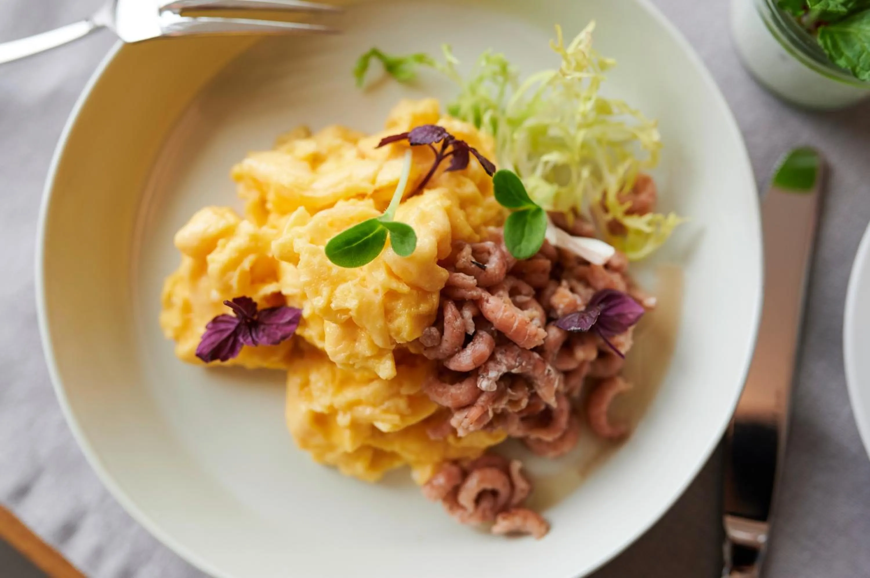 Buffet breakfast in Hotel Haus am Meer