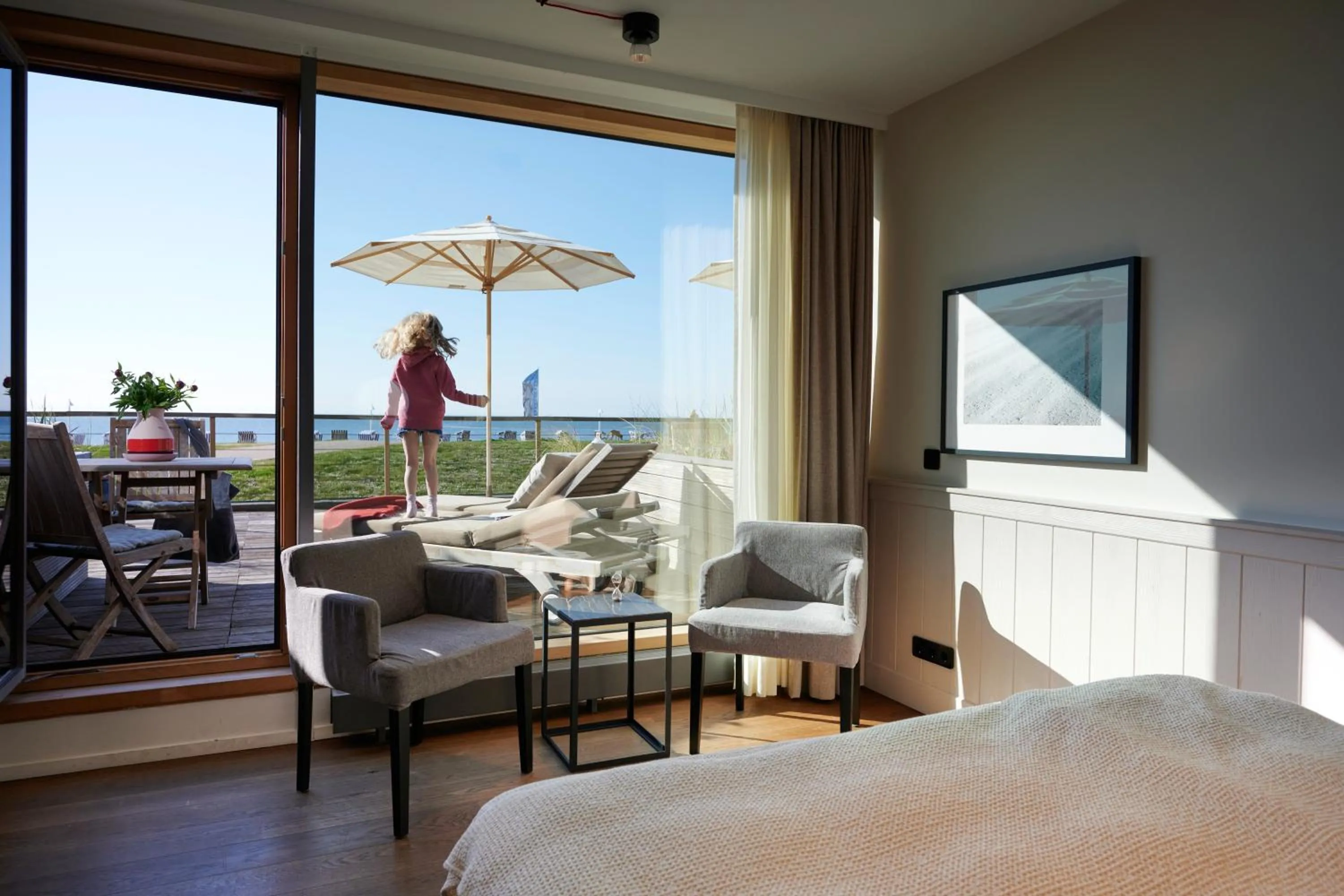 Balcony/Terrace in Hotel Haus am Meer