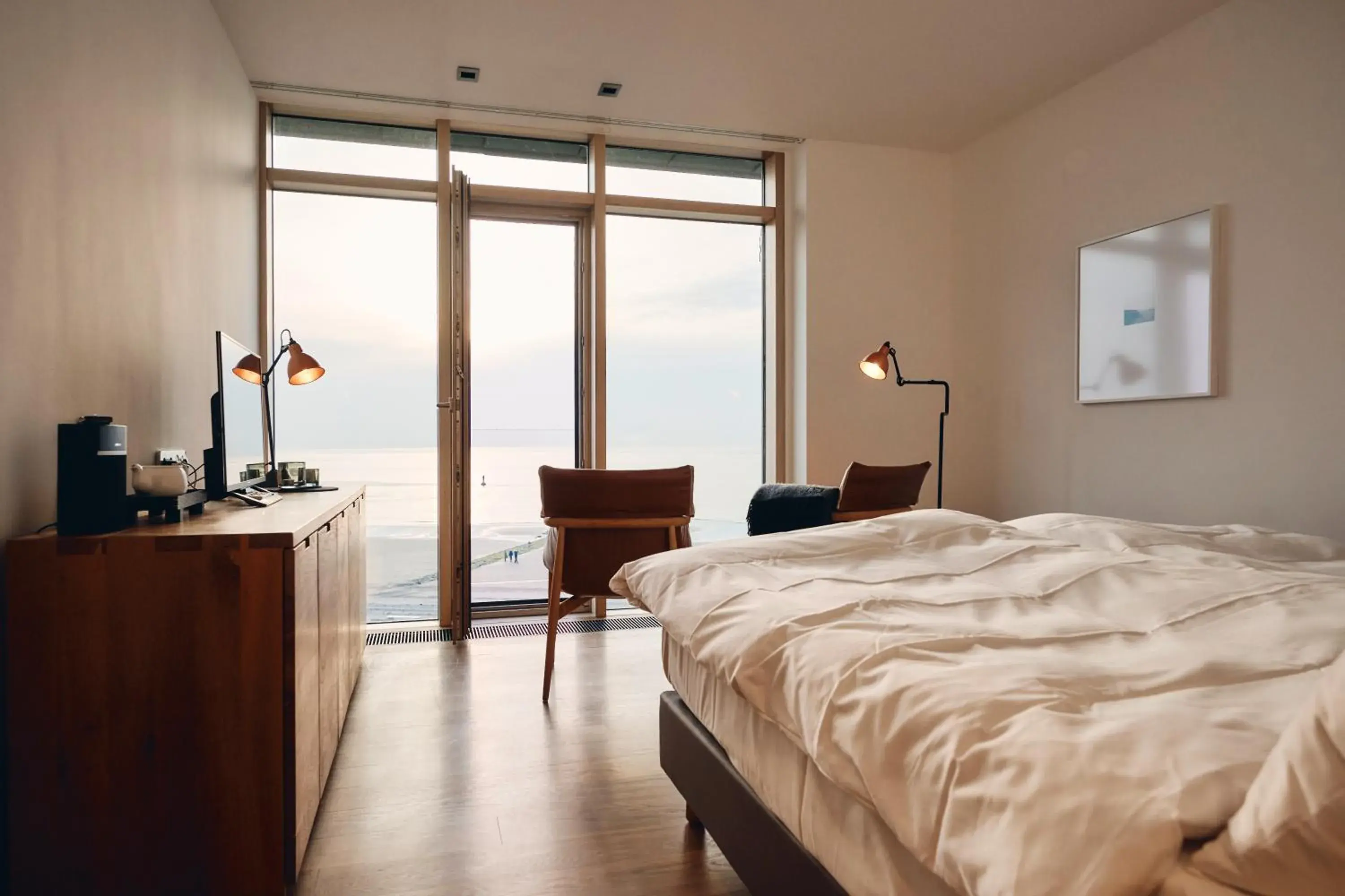 Double room on the panorama floor facing the sea side - Rodehuus in Hotel Haus am Meer Double room on the panorama floor facing the sea side - Rodehuus in Hotel Haus am Meer