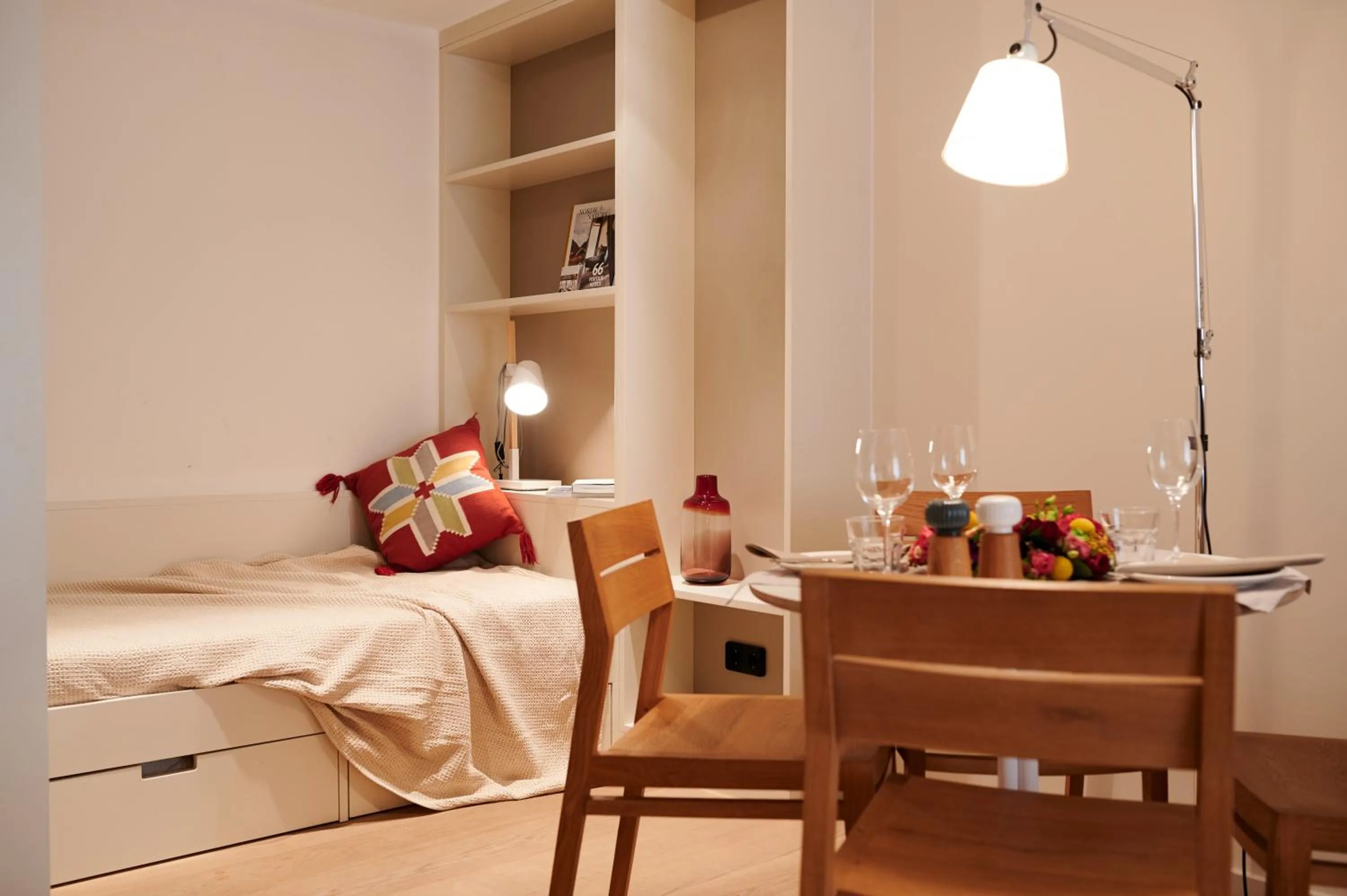 Bed in Hotel Haus am Meer