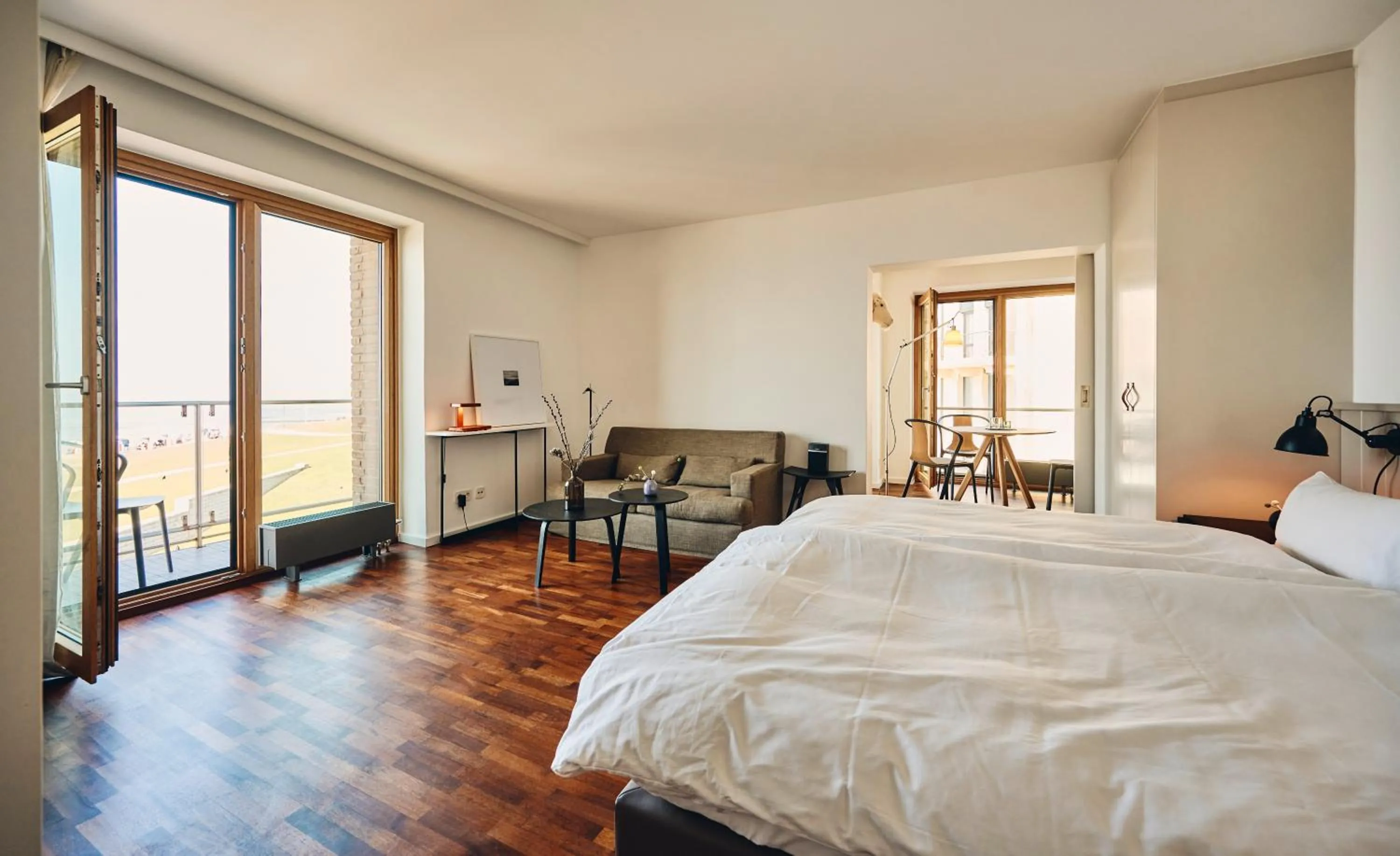 Bed in Hotel Haus am Meer
