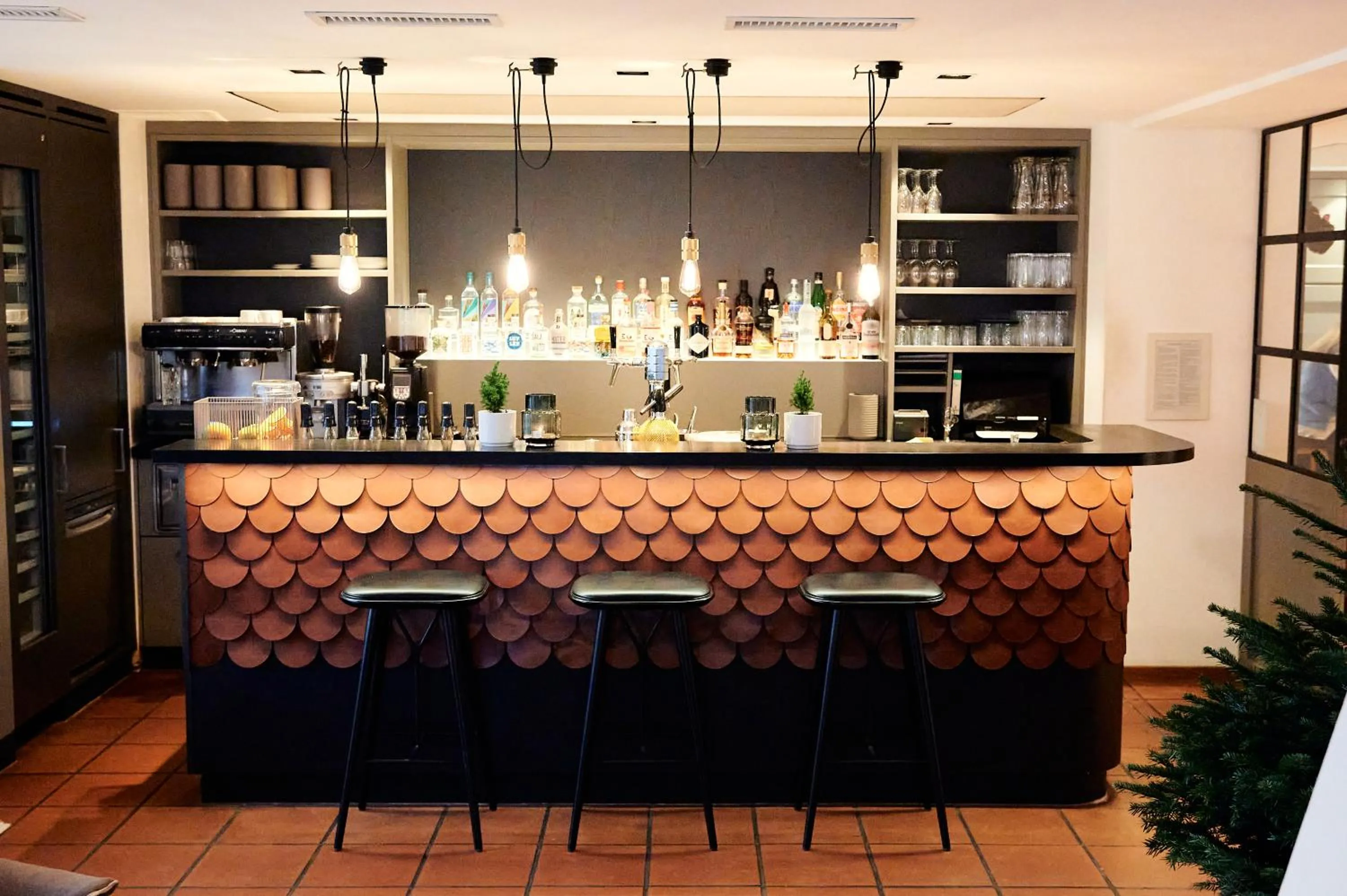 Lounge or bar in Hotel Haus am Meer