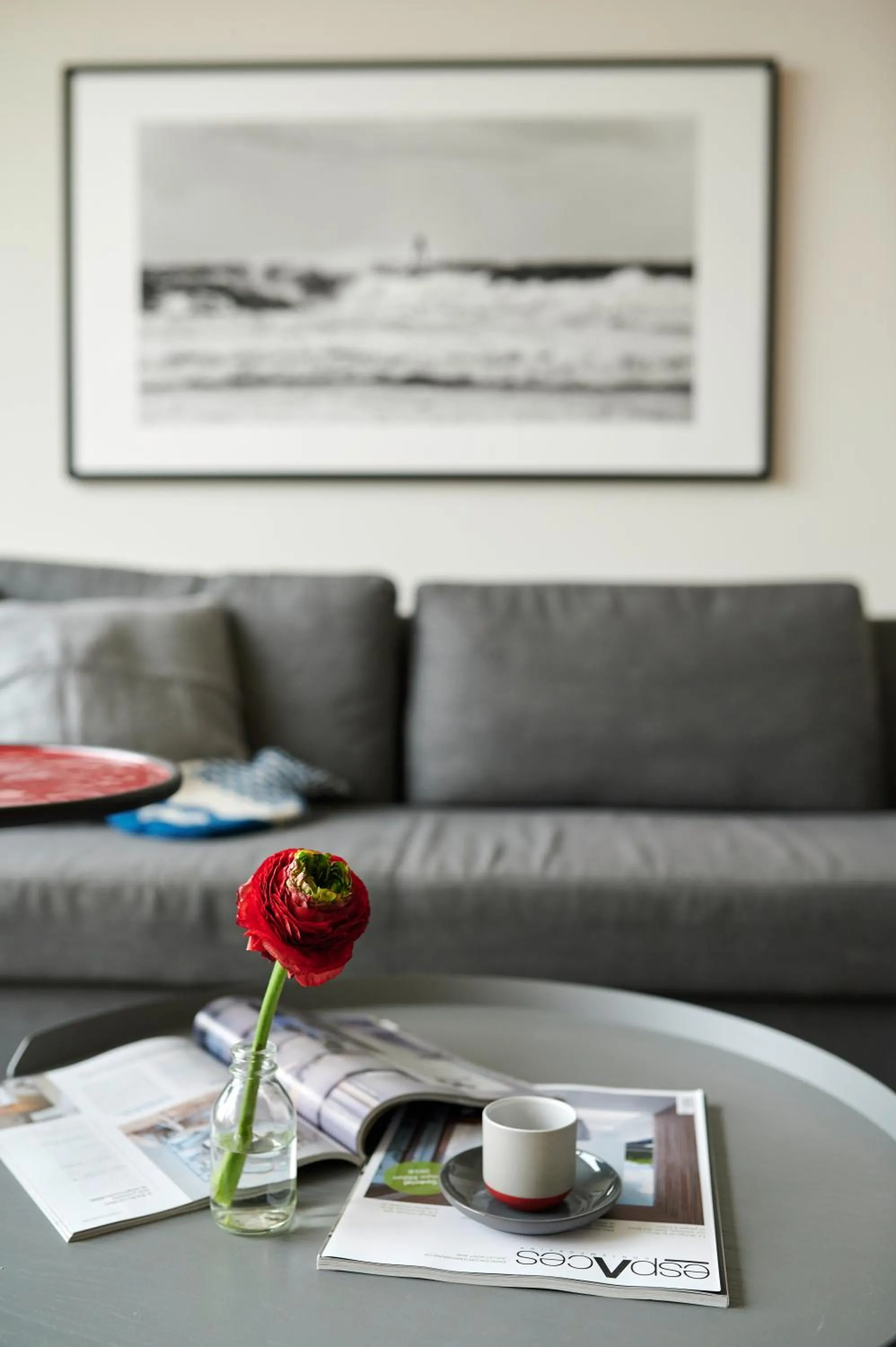 Living room in Hotel Haus am Meer