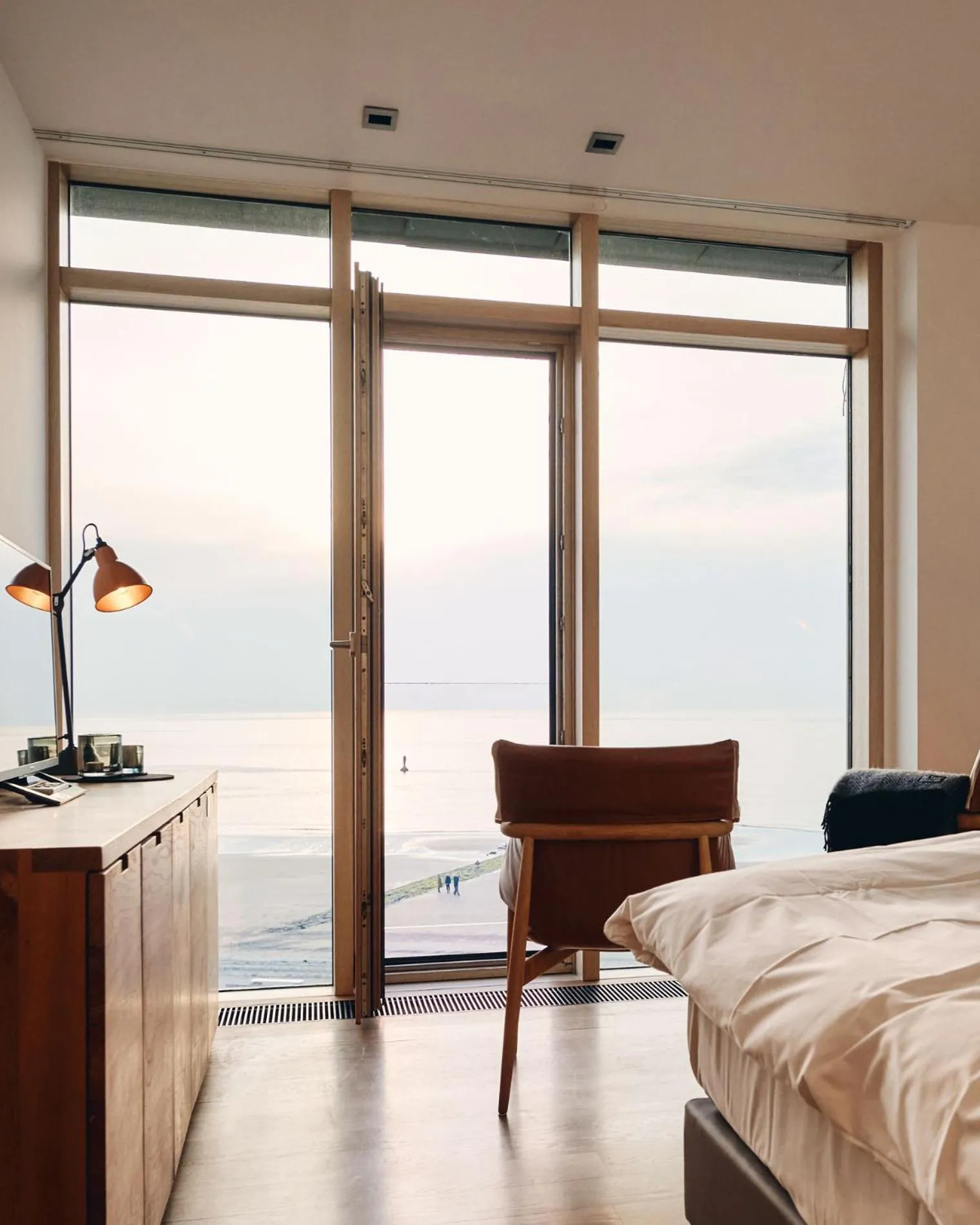 Bed in Hotel Haus am Meer
