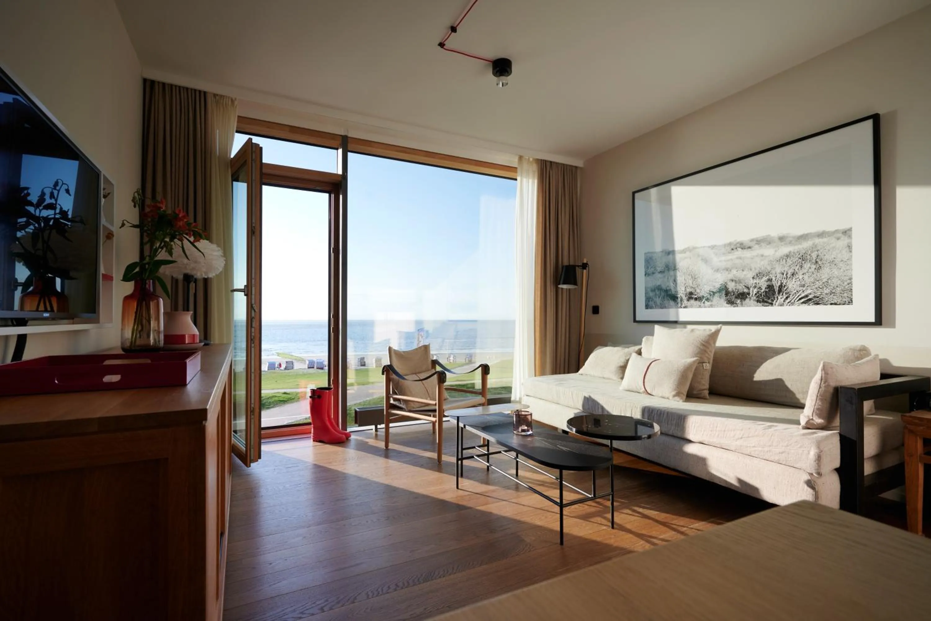 Living room in Hotel Haus am Meer