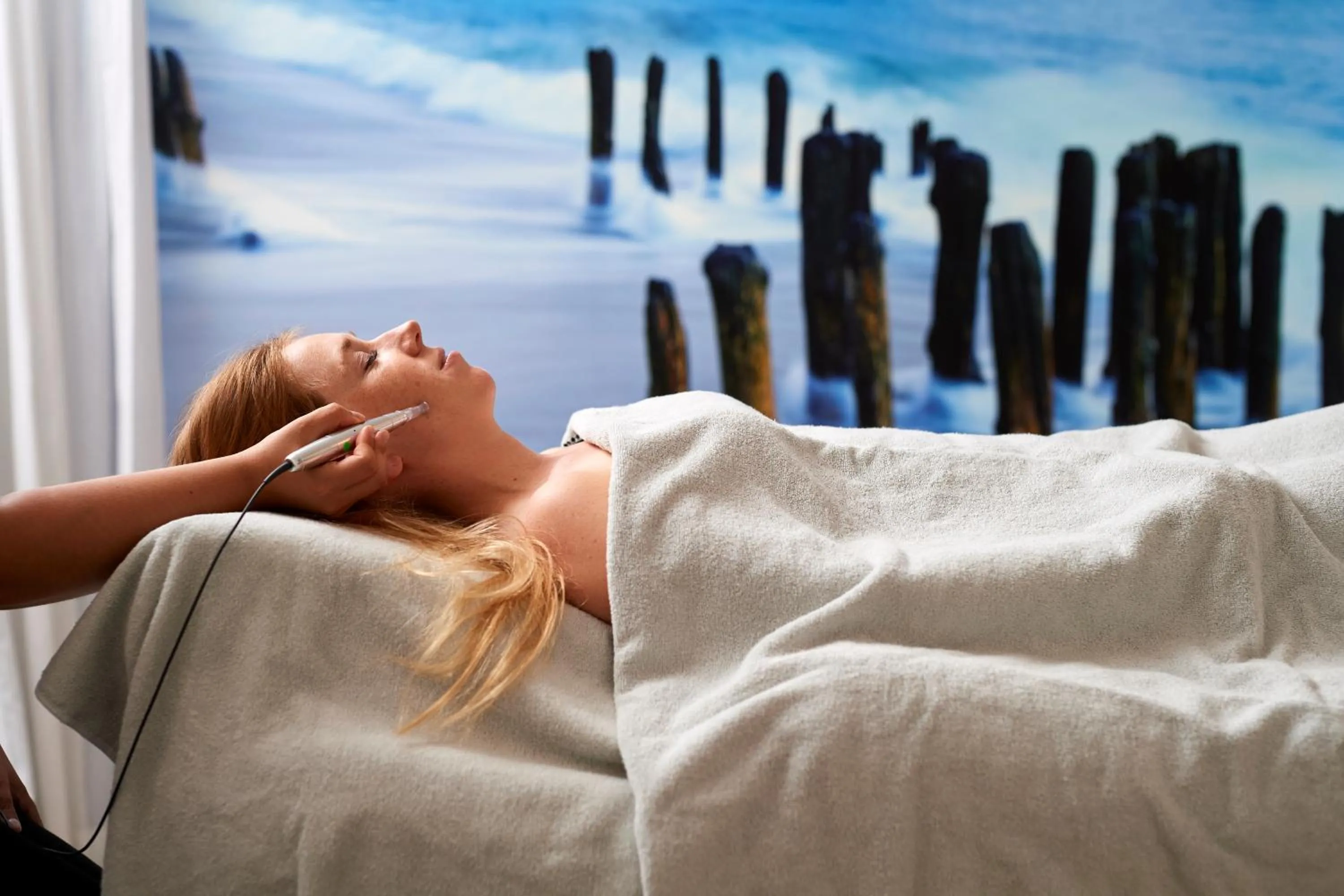 Spa and wellness centre/facilities in Hotel Haus am Meer