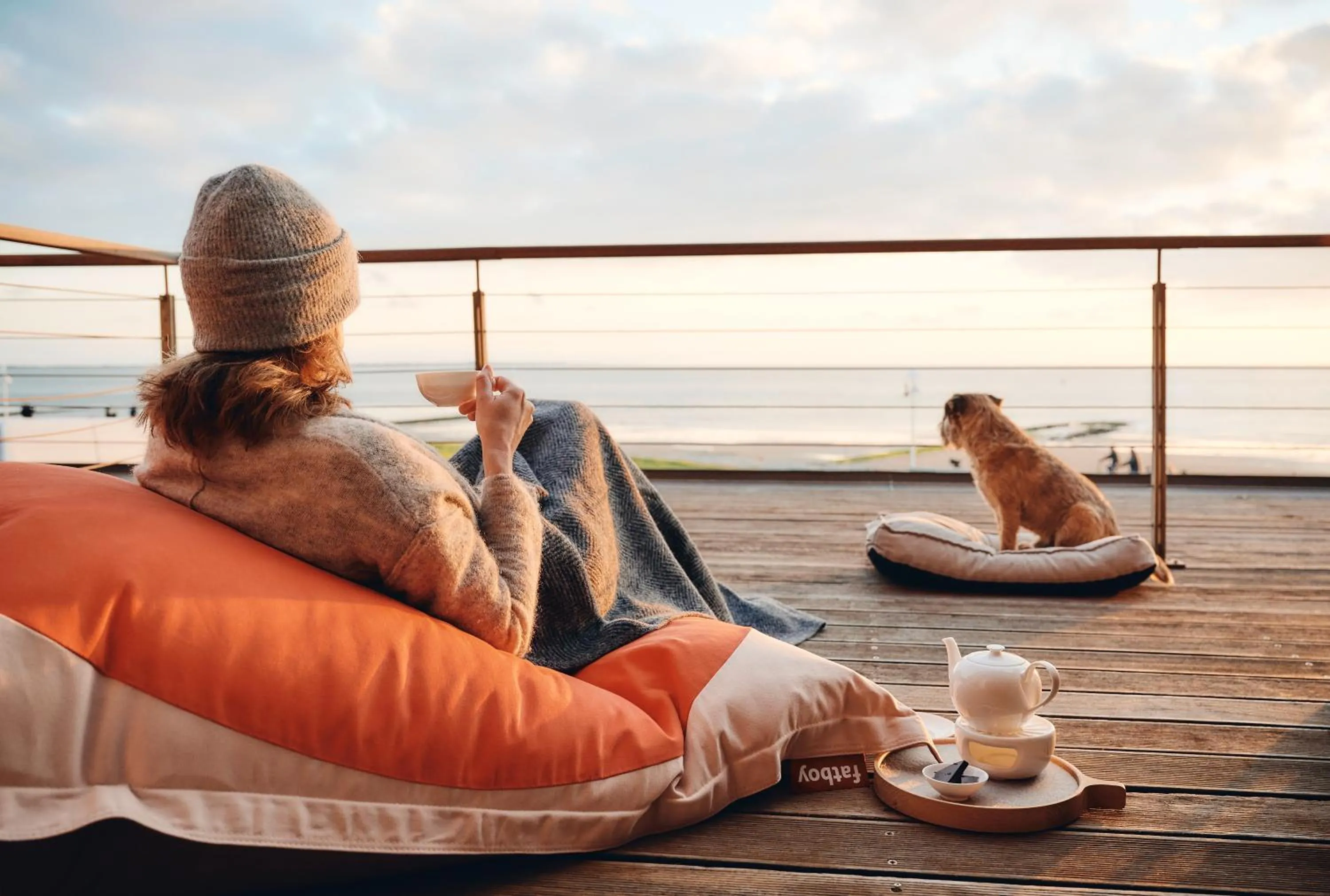 Balcony/Terrace in Hotel Haus am Meer