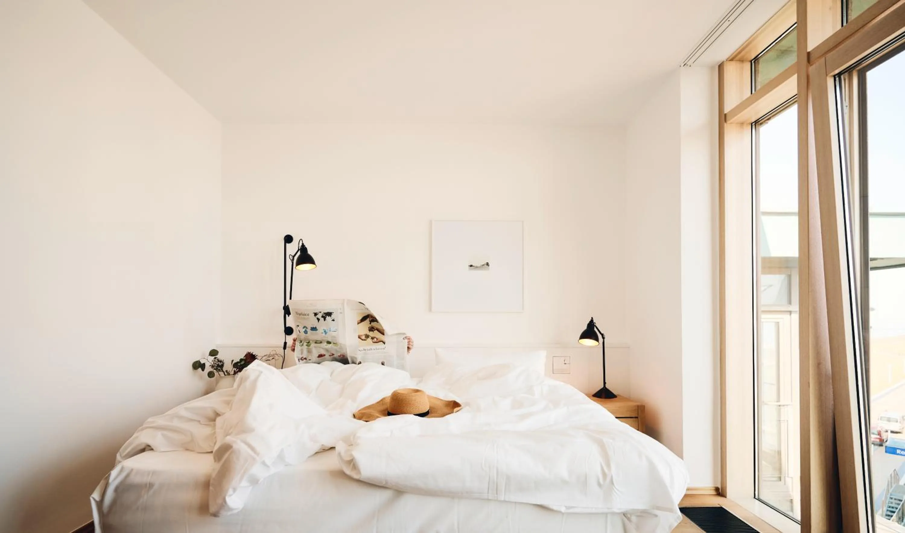 Bed in Hotel Haus am Meer