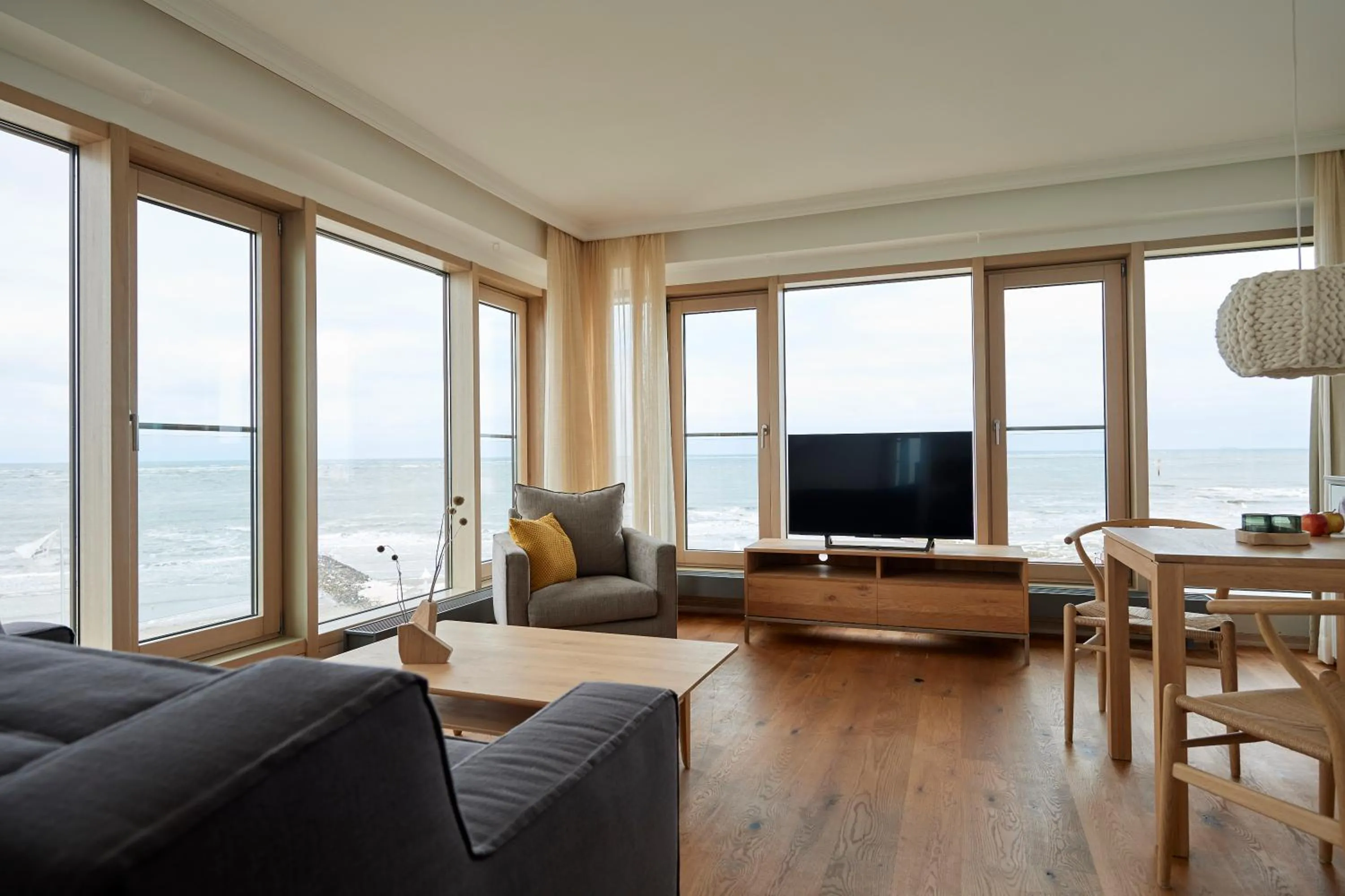 Sea view in Hotel Haus am Meer
