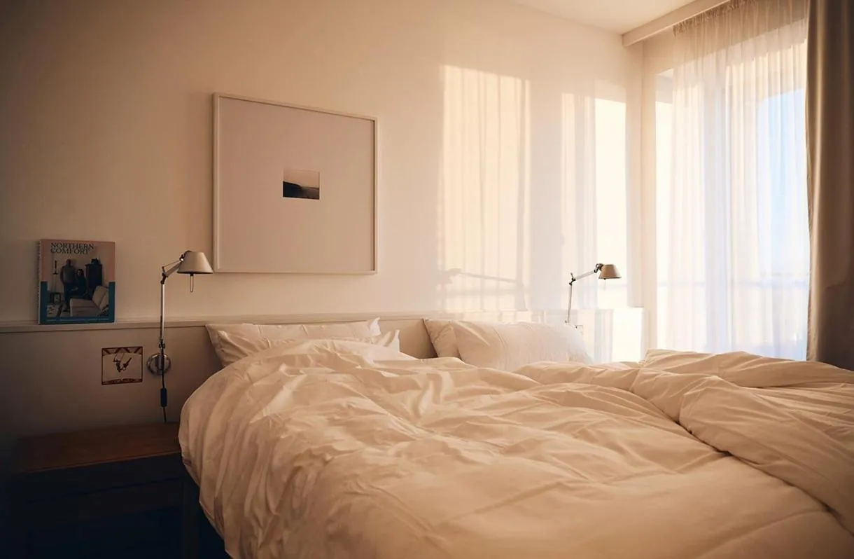 Bed in Hotel Haus am Meer