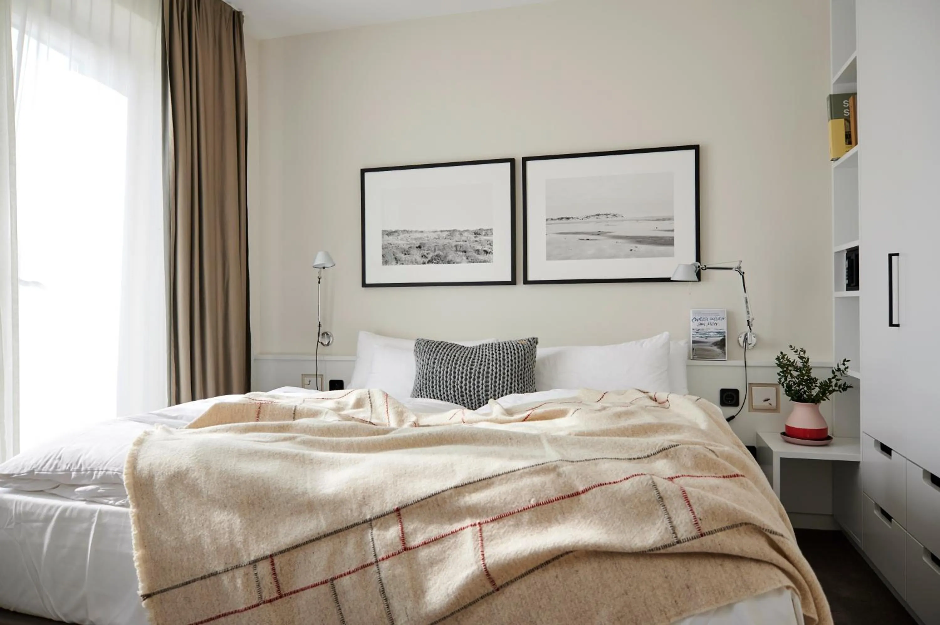 Bed in Hotel Haus am Meer