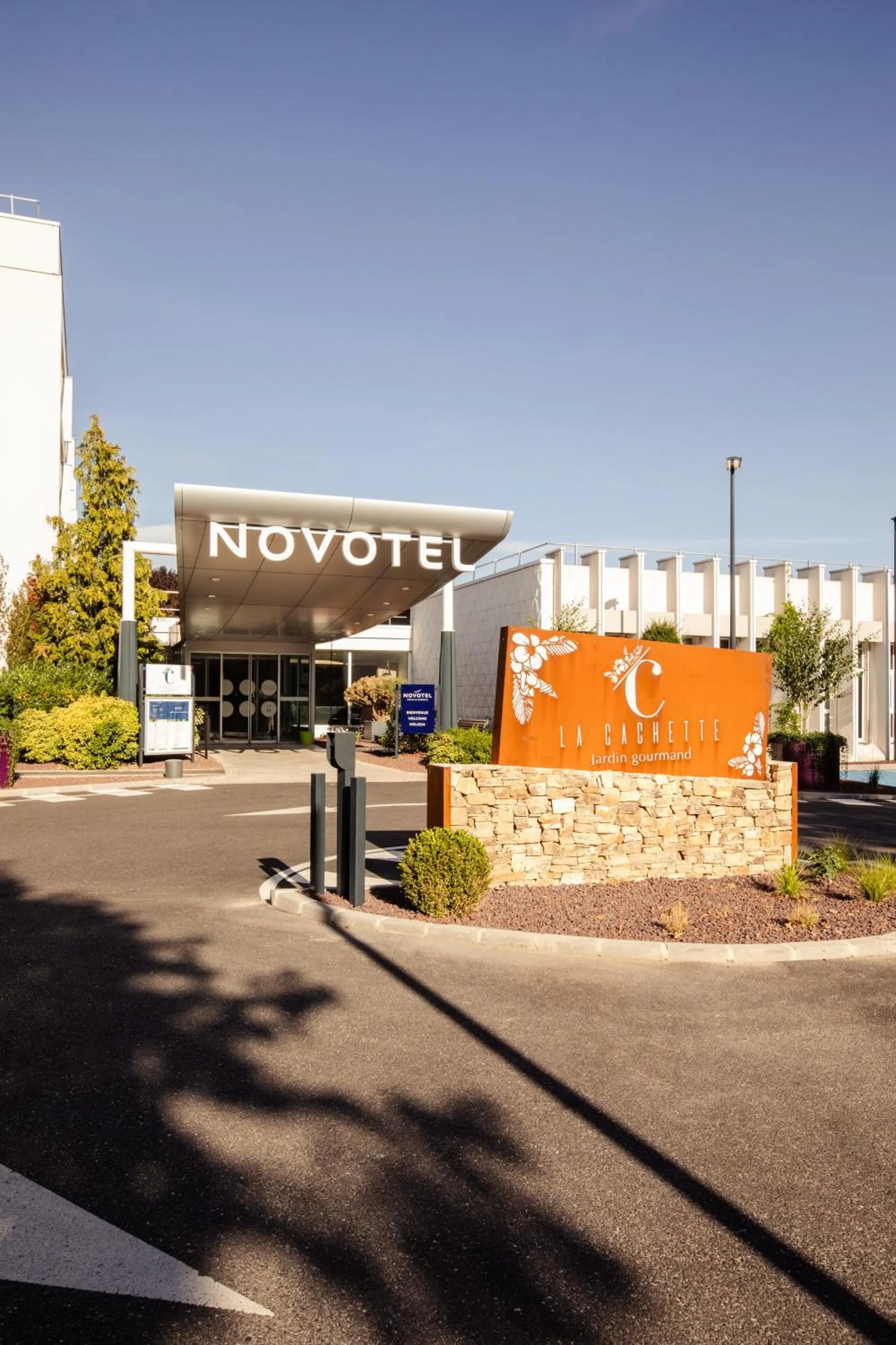 Facade/entrance in Novotel Nancy