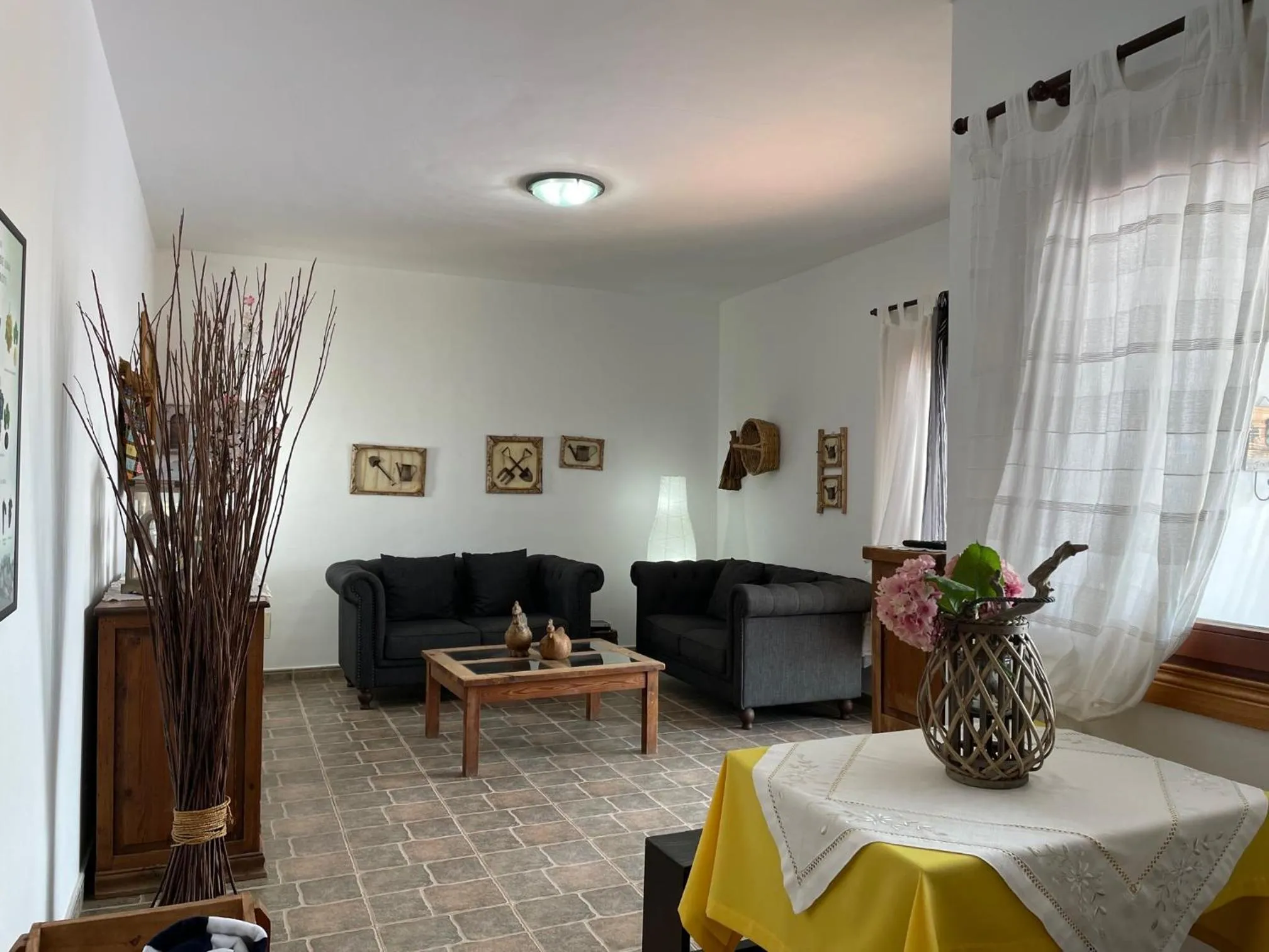 Seating area in Villa Burgao
