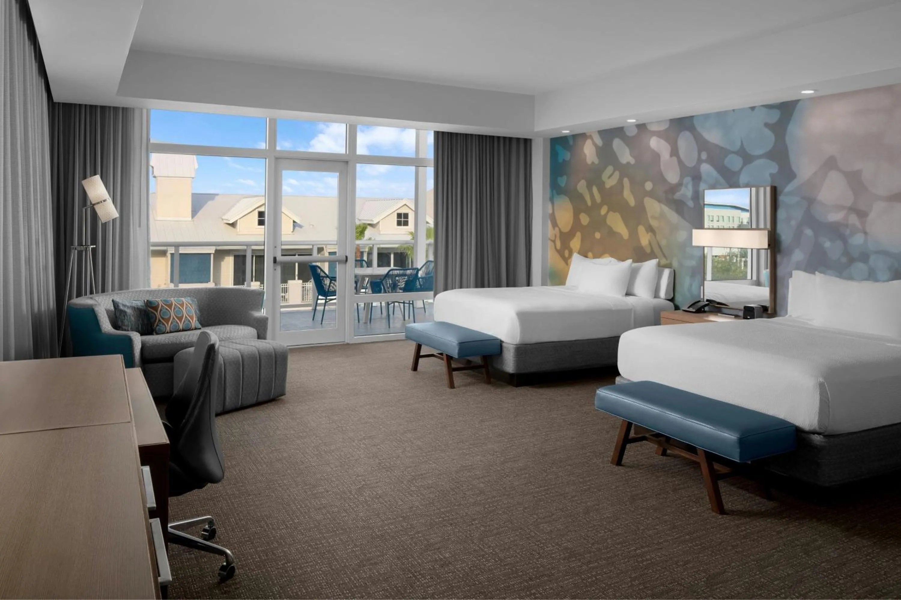 Photo of the whole room, Bed in Courtyard by Marriott Delray Beach